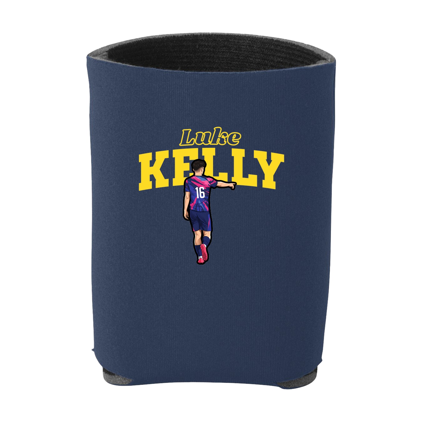 Can Holder — Name Arch in Navy