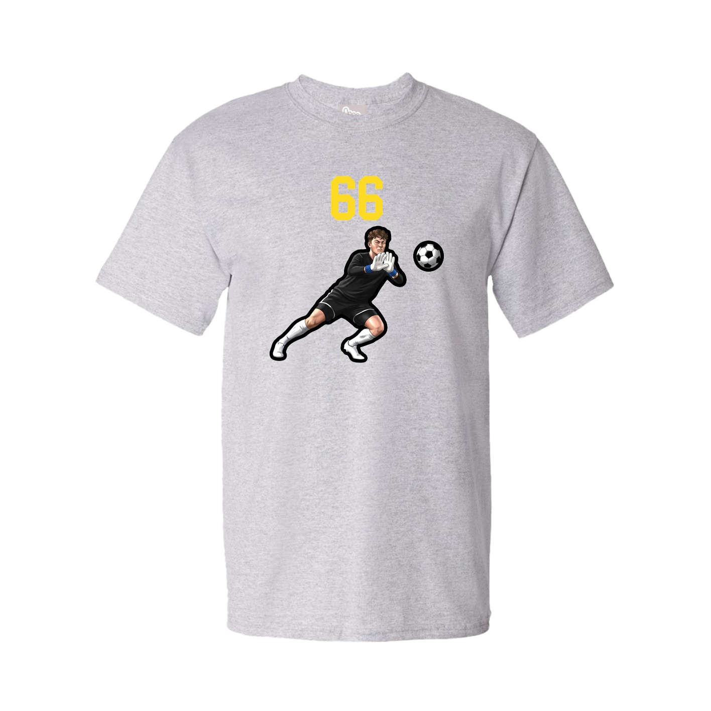 Tee — Number Top in Grey