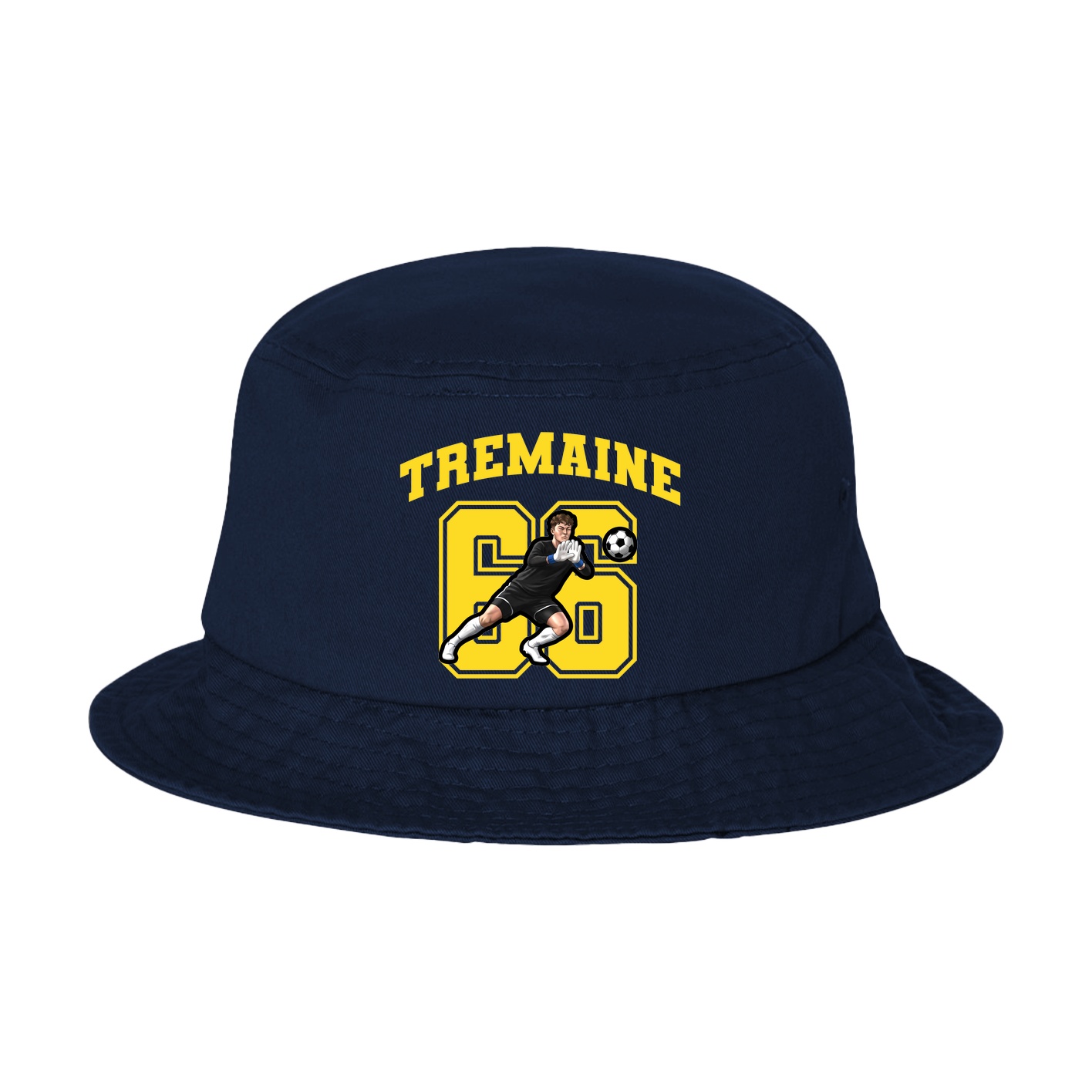 Bucket Cap — Number in Navy