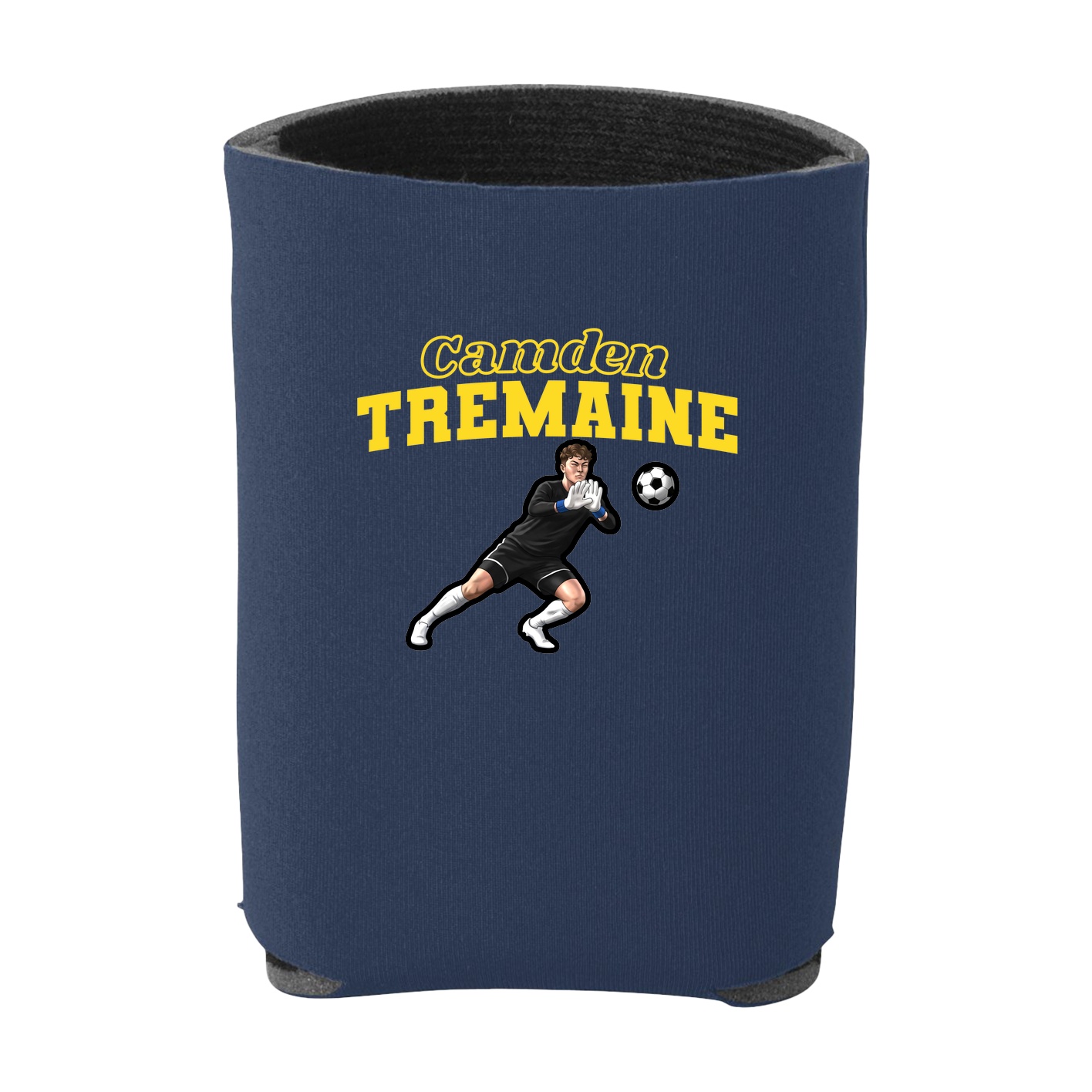 Can Holder — Name Arch in Navy