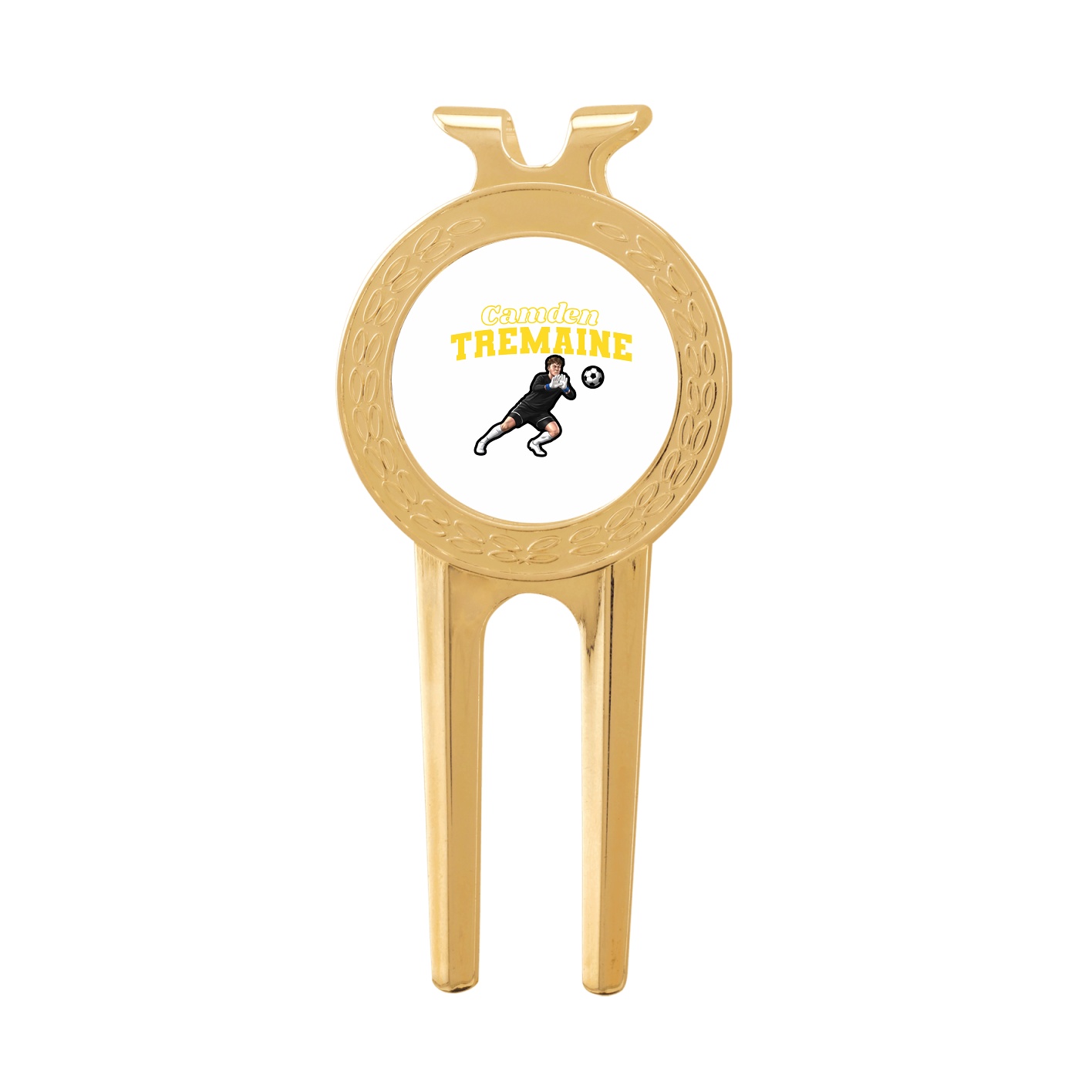 Divot Tool with Ball Marker — Name Arch in Classic