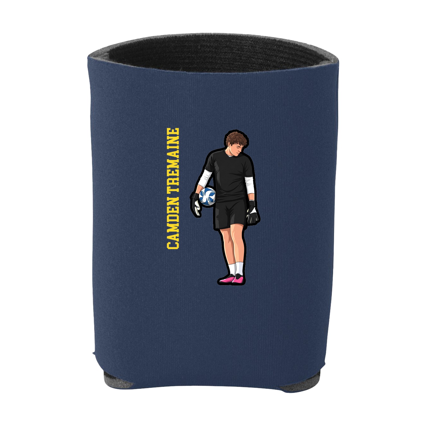 Can Holder — Name Vertical in Navy
