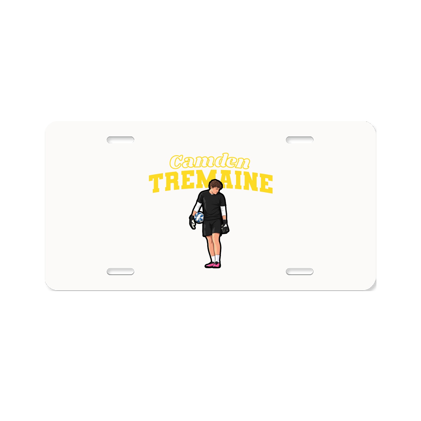 License Plate — Name Arch in Classic