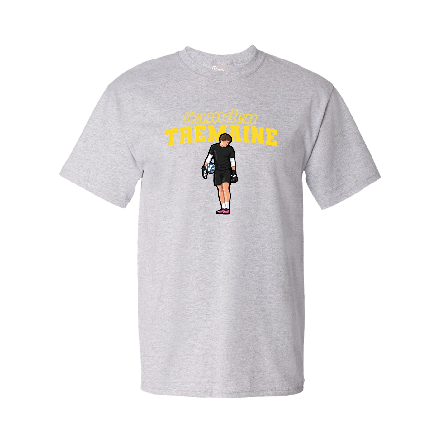Tee — Name Arch in Grey