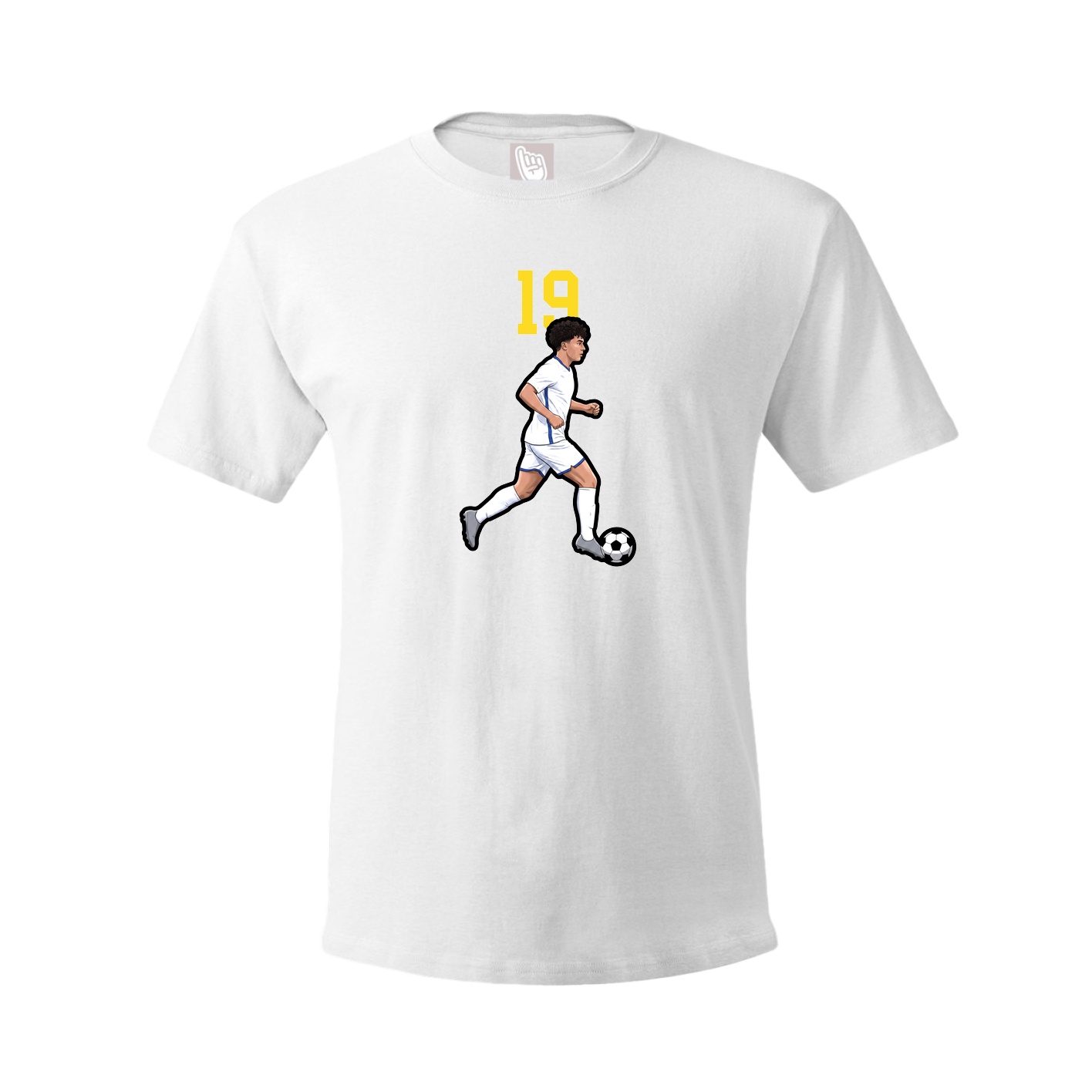Tee — Number Top in White