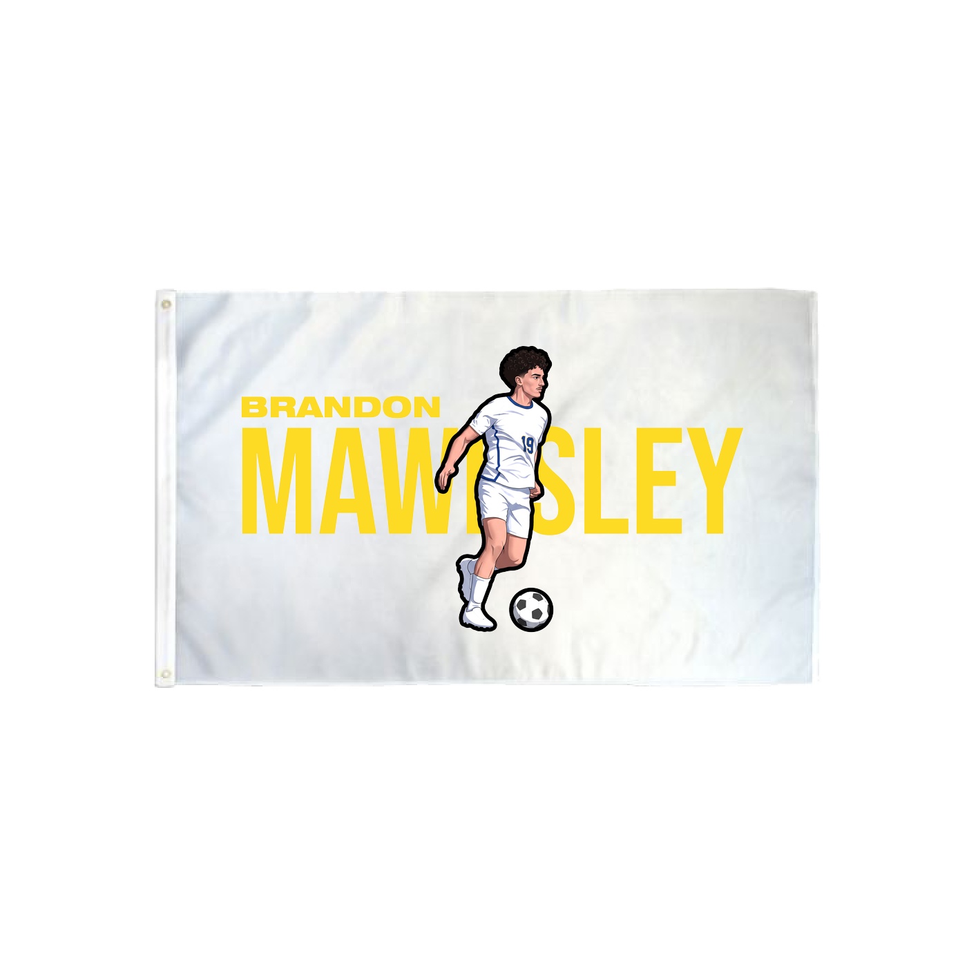 3x5 Flag — Player Name in Classic