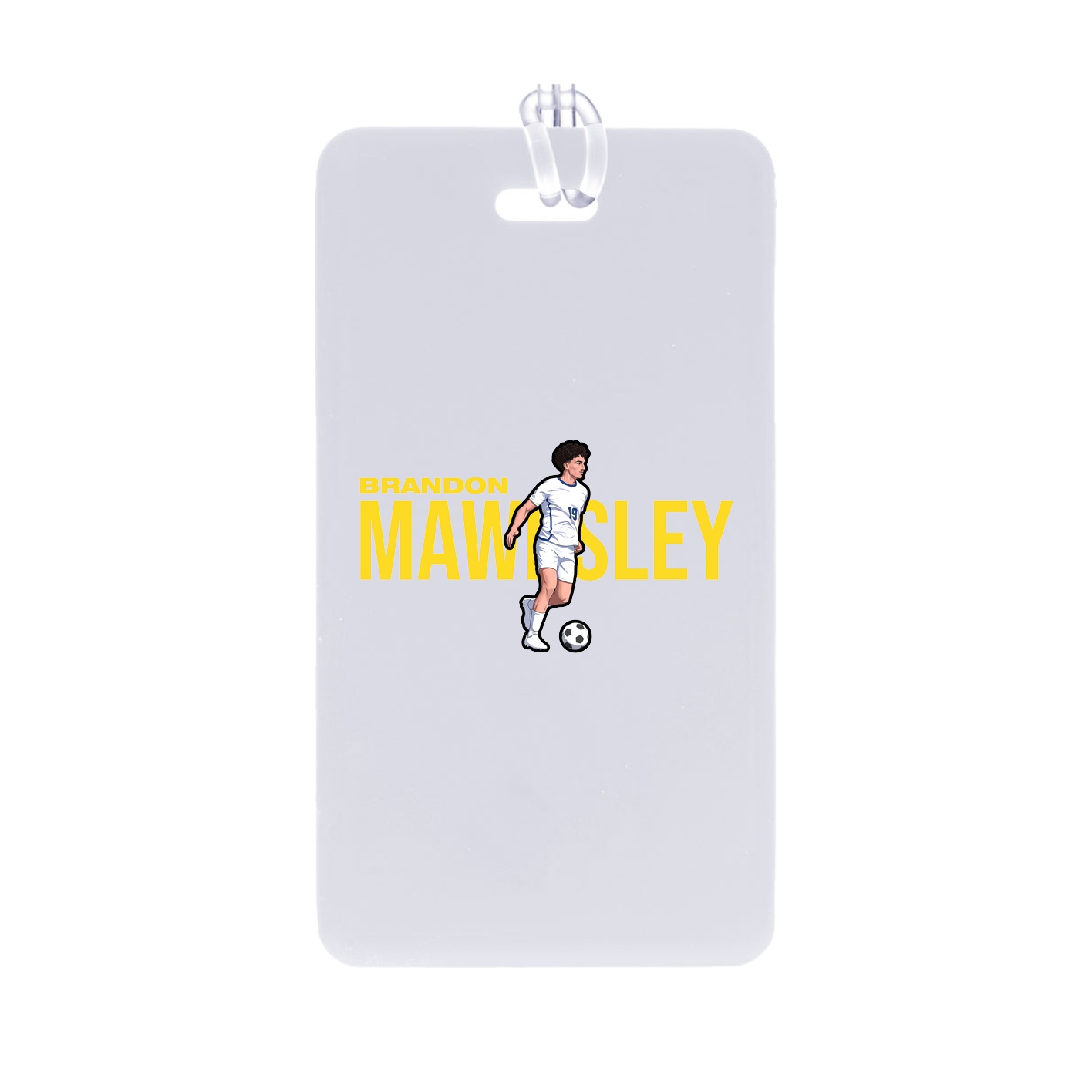 Bag Tag — Player Name in Classic