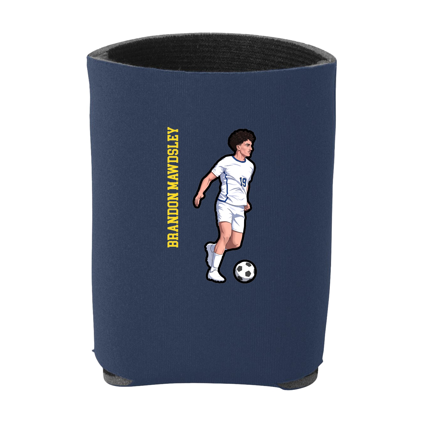 Can Holder — Name Vertical in Navy