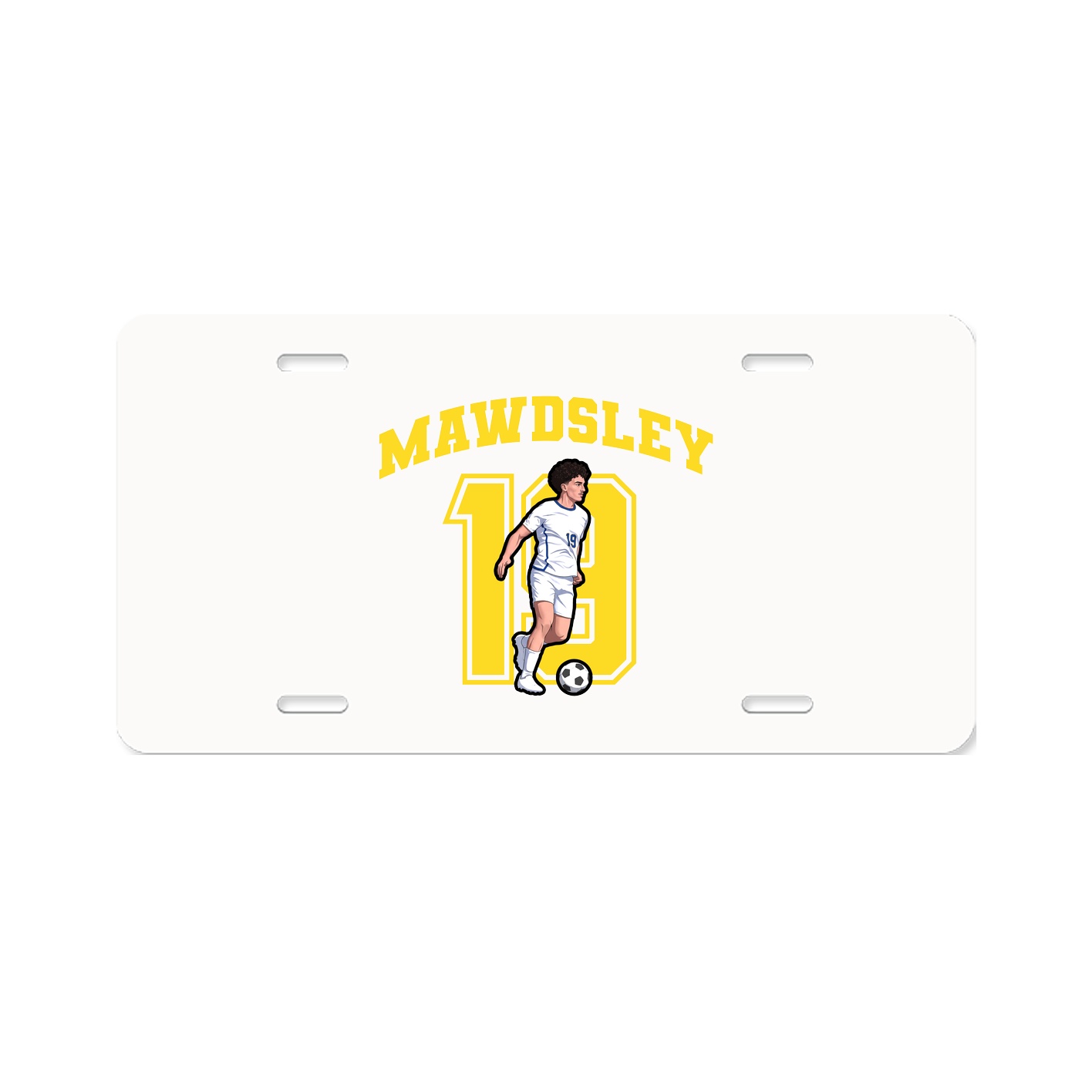 License Plate — Number in Classic