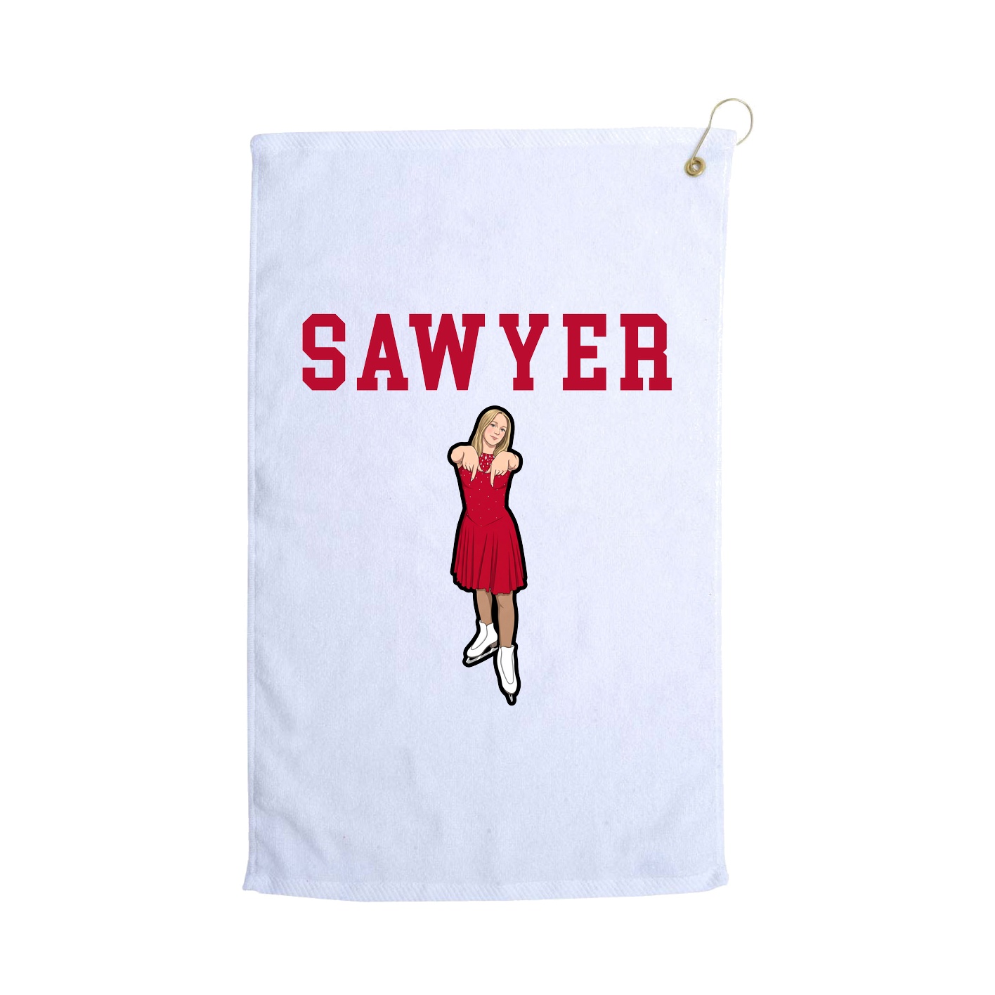 Golf Towel — Shirsey in White