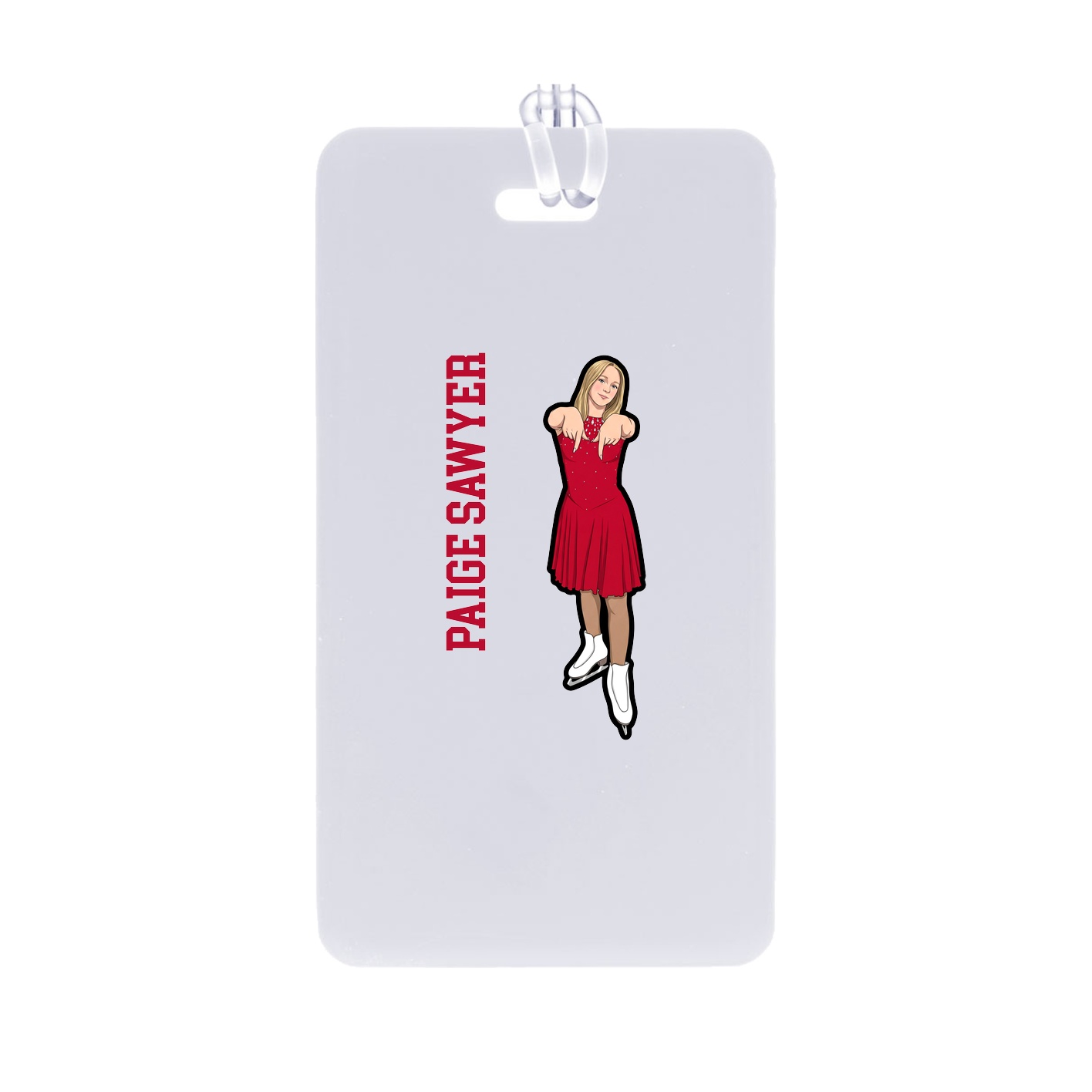 Bag Tag — Name Vertical in Classic