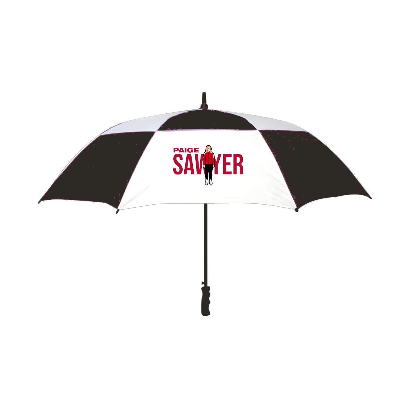 Golf Umbrella — Player Name in Black