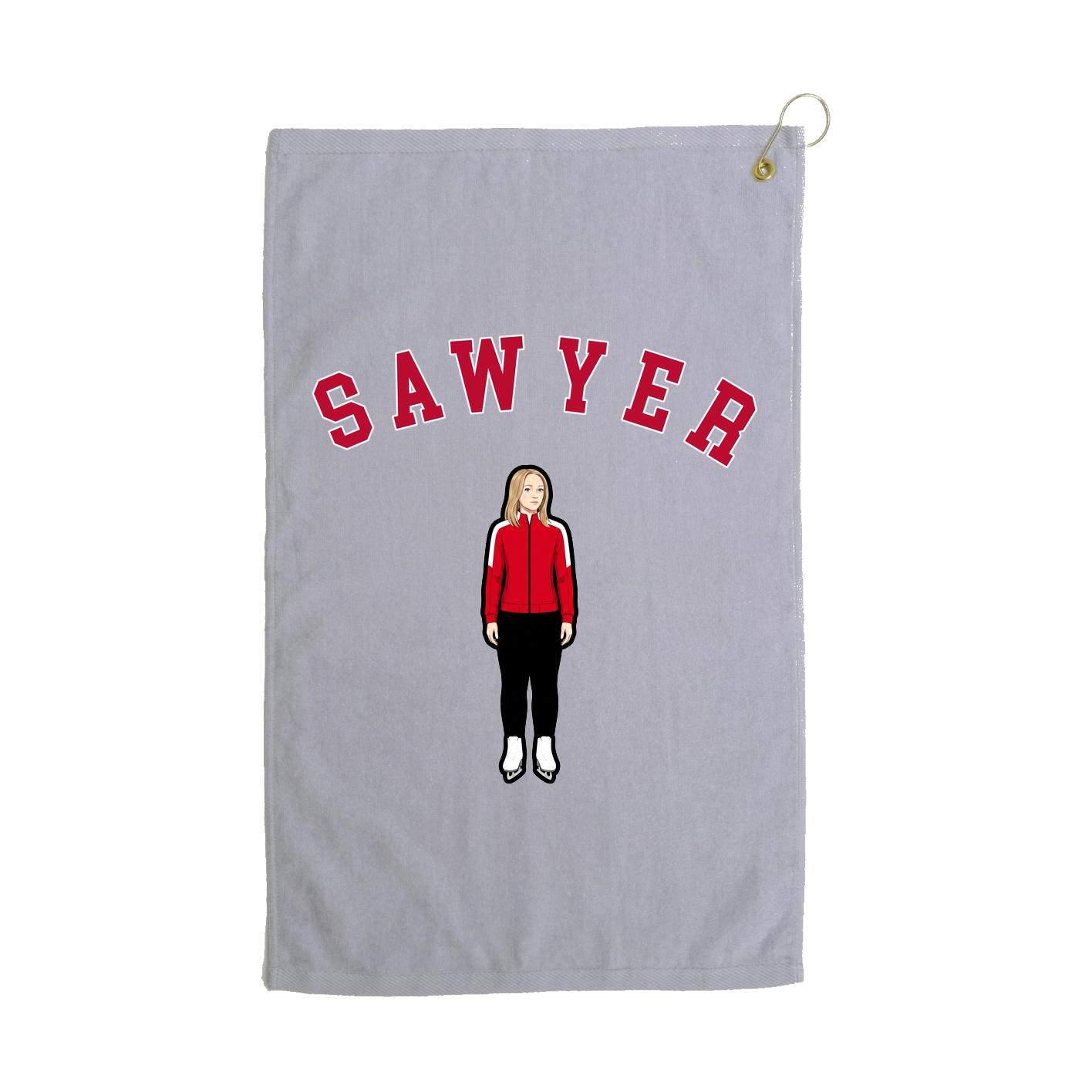 Golf Towel — Shirsey Arch in Grey