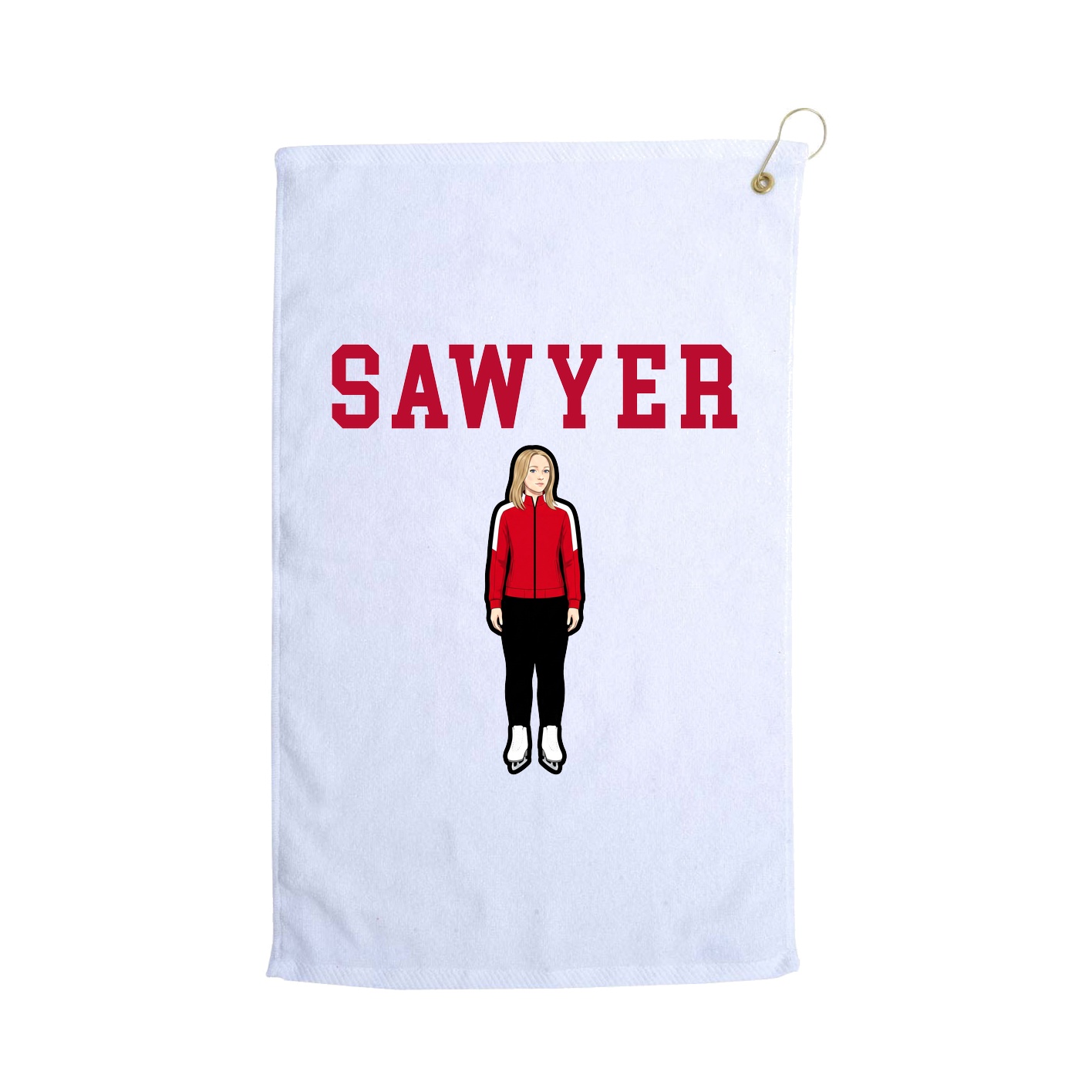 Golf Towel — Shirsey in White
