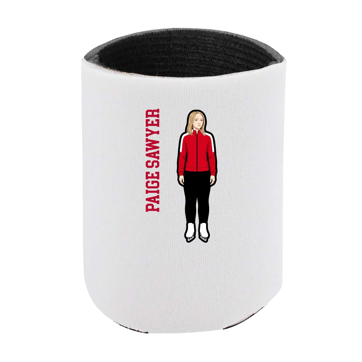 Can Holder — Name Vertical in White