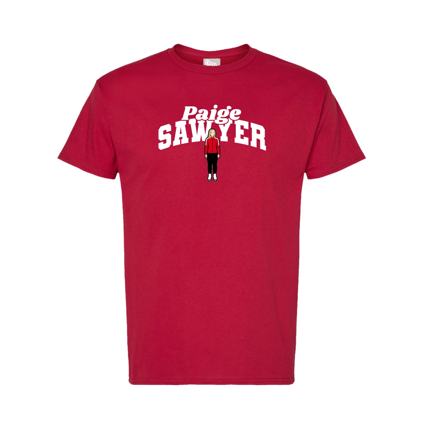 Tee — Signature Arch in Crimson