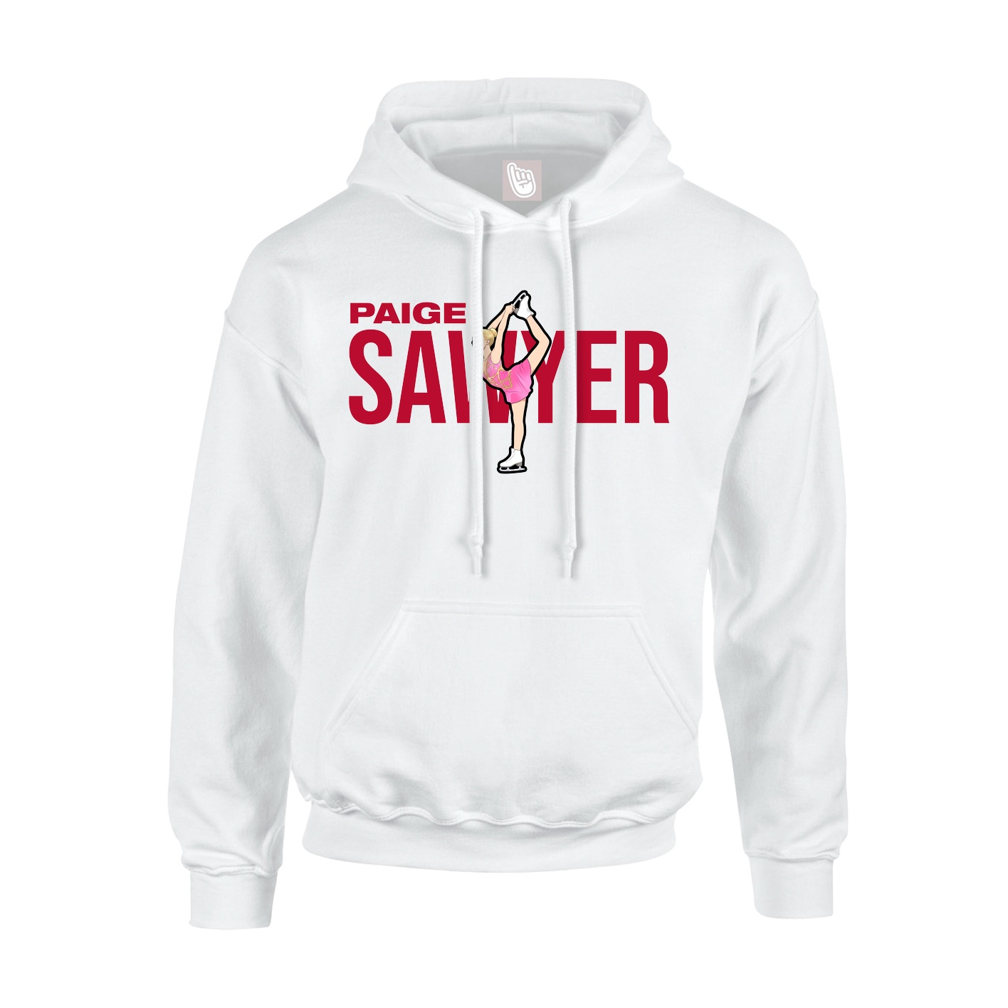 Hoodie — Player Name in White