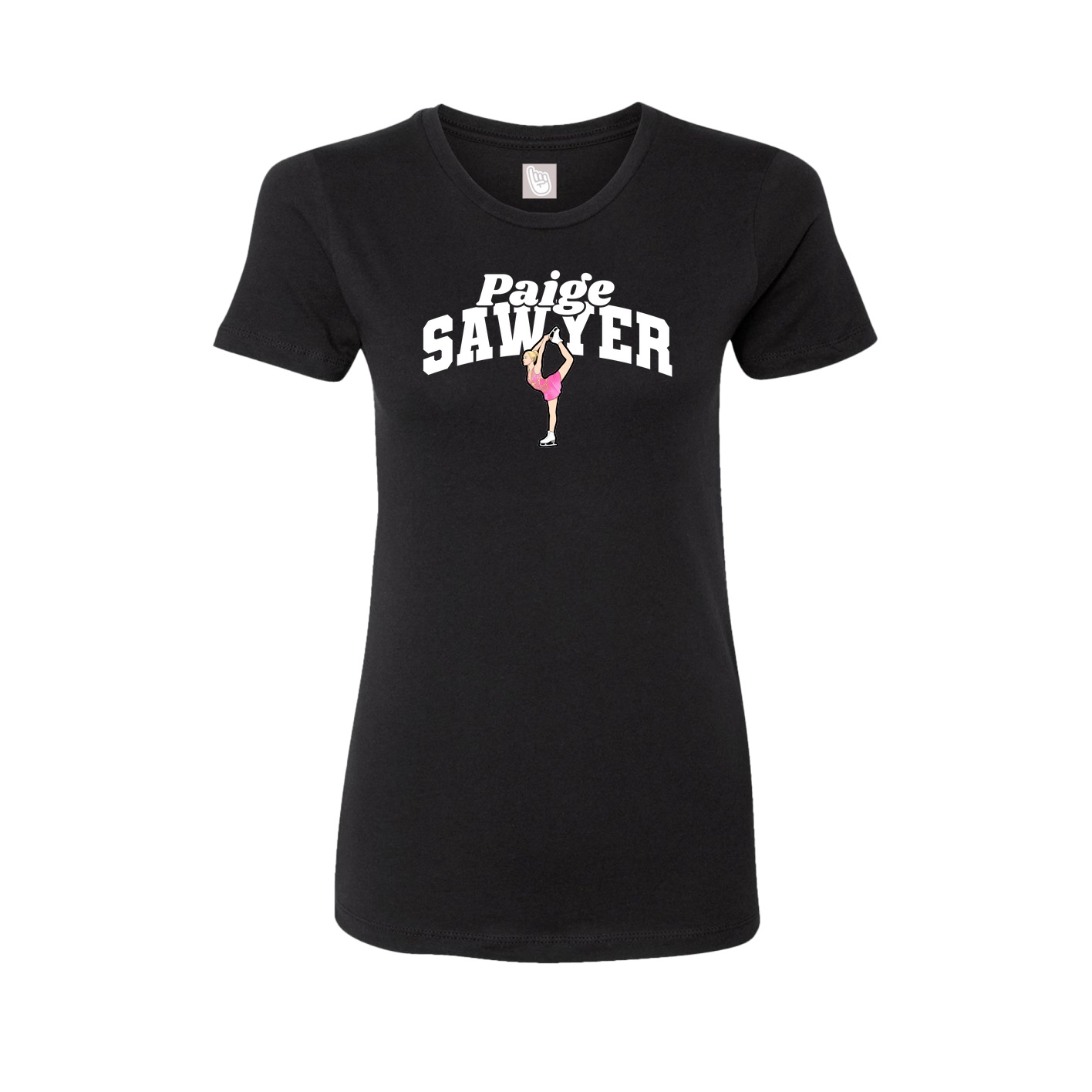 Womens Tee — Signature Arch in Black