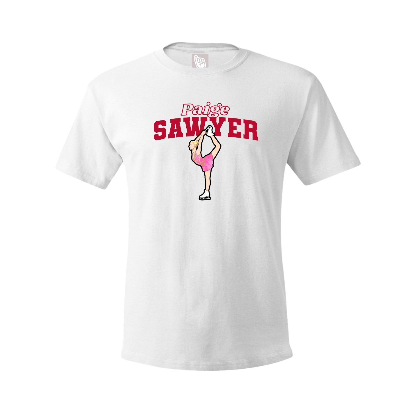 Tee — Name Arch in White