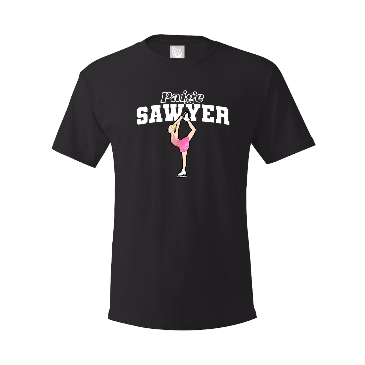 Youth Tee — Name Arch in Black