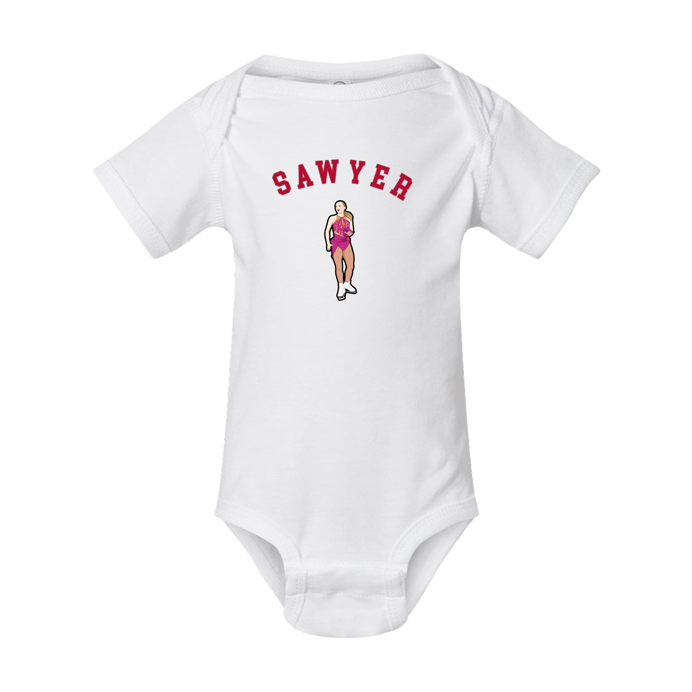 Baby Onesie — Shirsey Arch in White