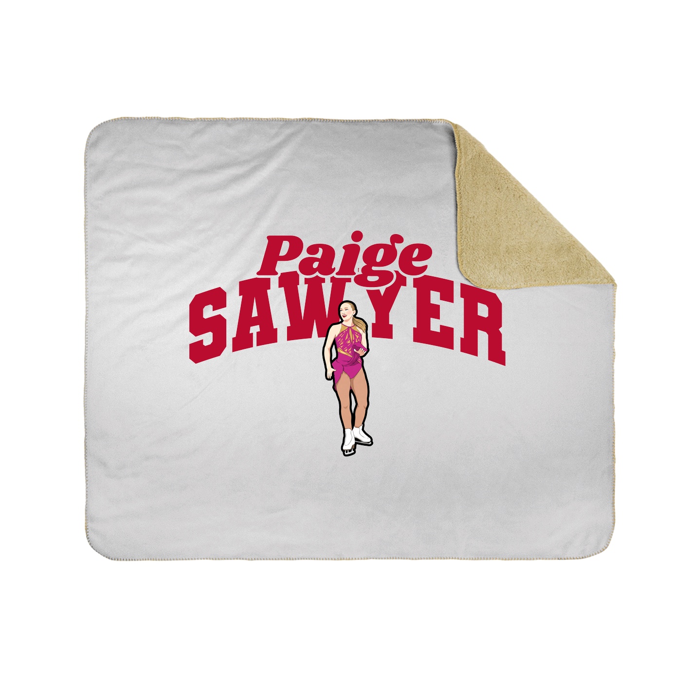 Throw Blanket — Signature Arch in White