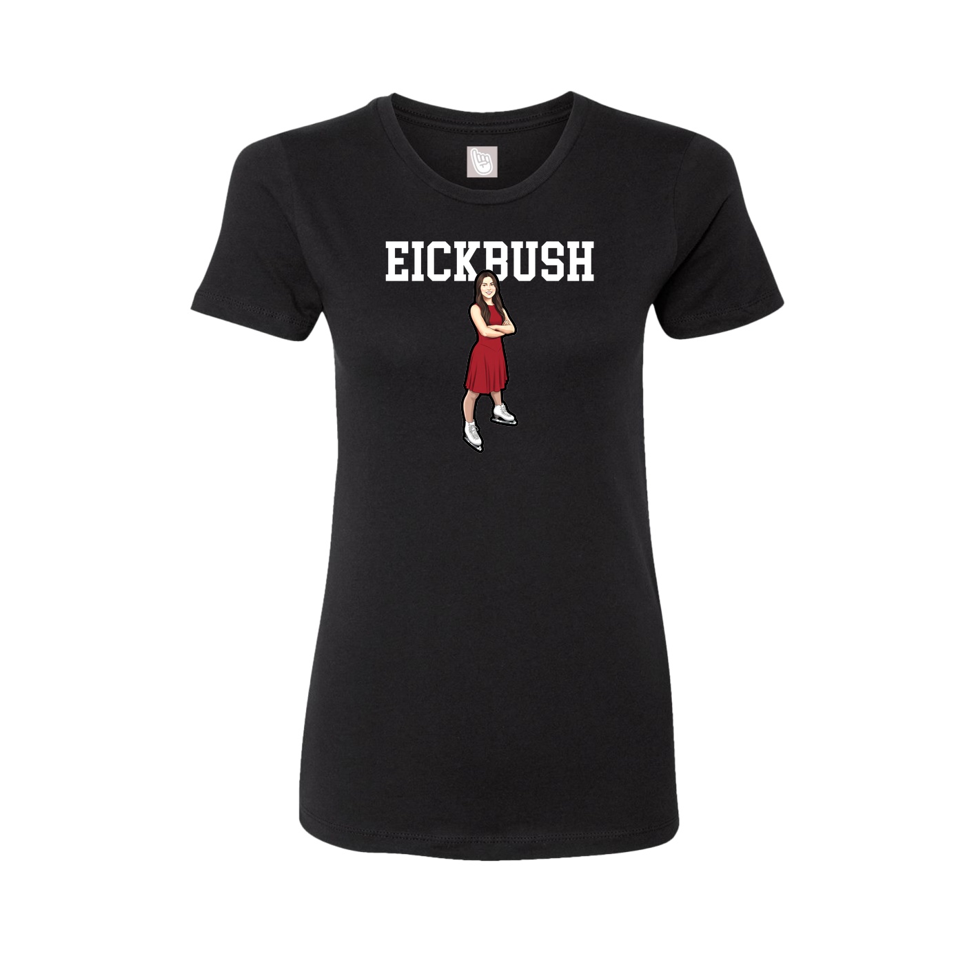 Fitted Women's Tee — Shirsey in Black