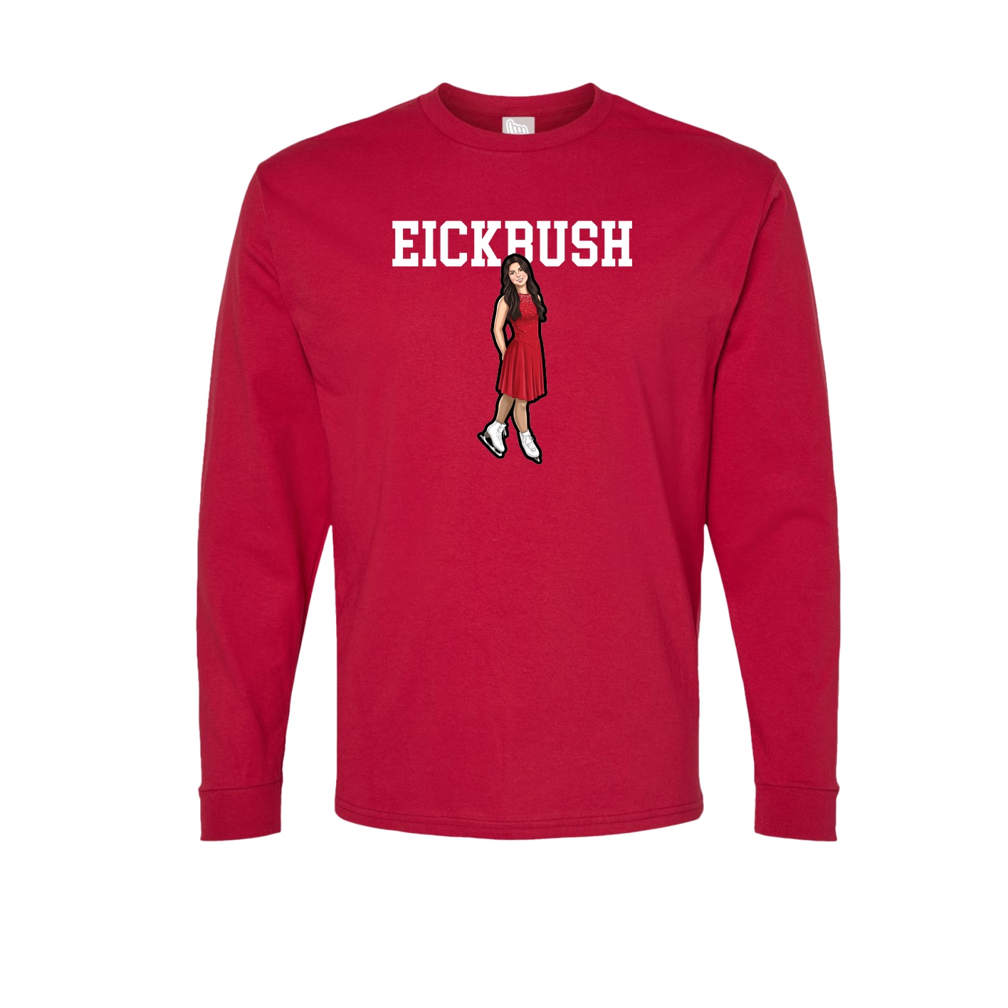 Long Sleeve Tee — Shirsey in Crimson