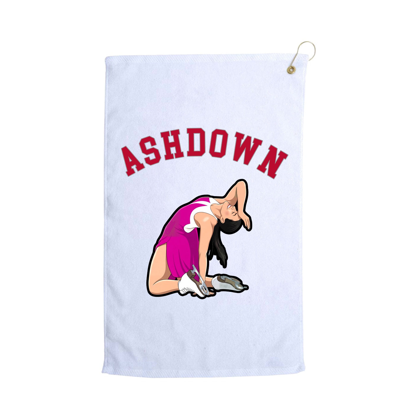 Golf Towel — Shirsey Arch in White