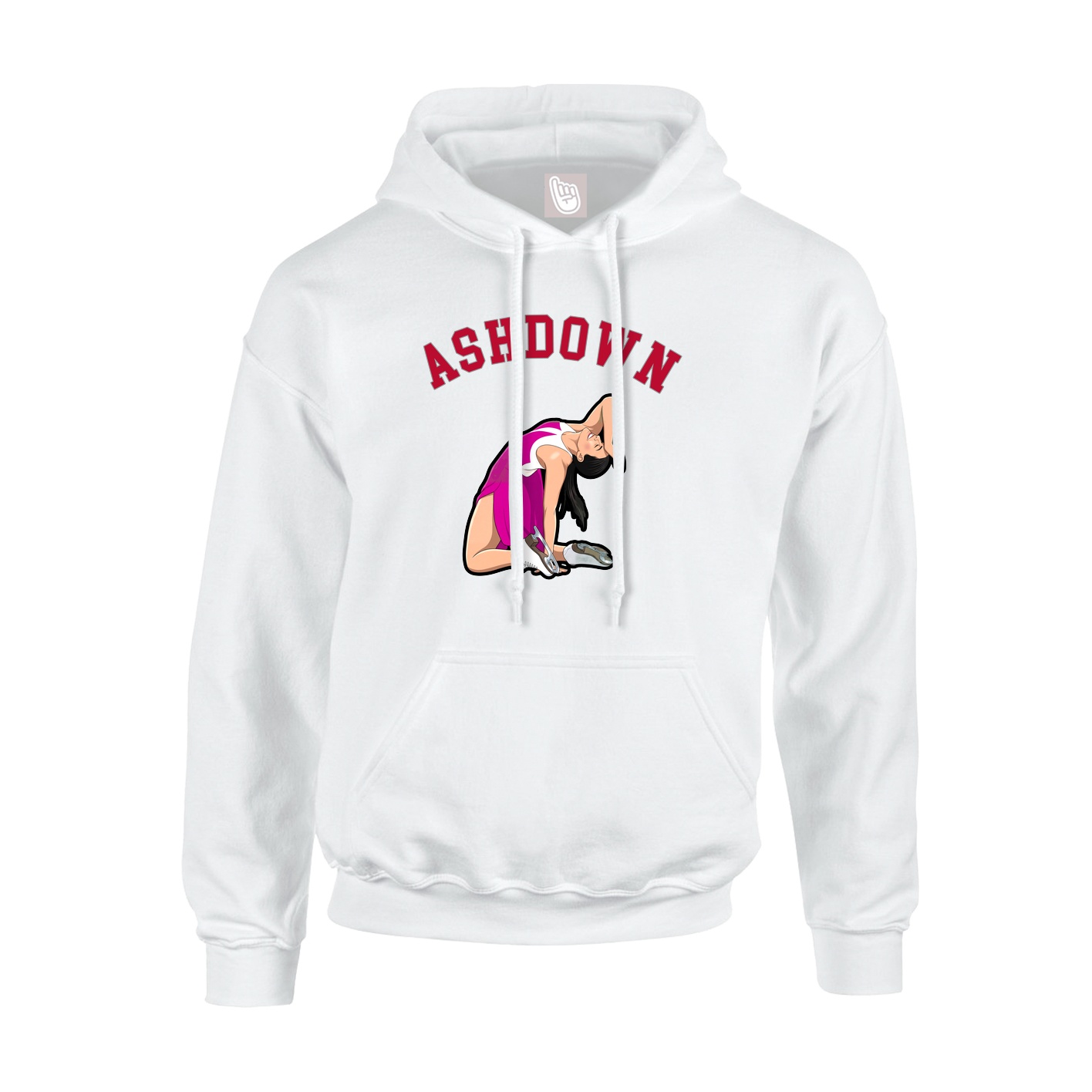 Youth Hoodie — Shirsey Arch in White
