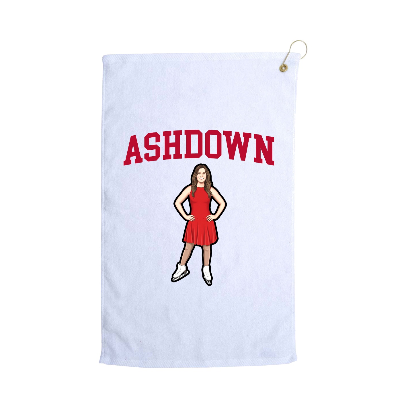 Golf Towel — Shirsey in White