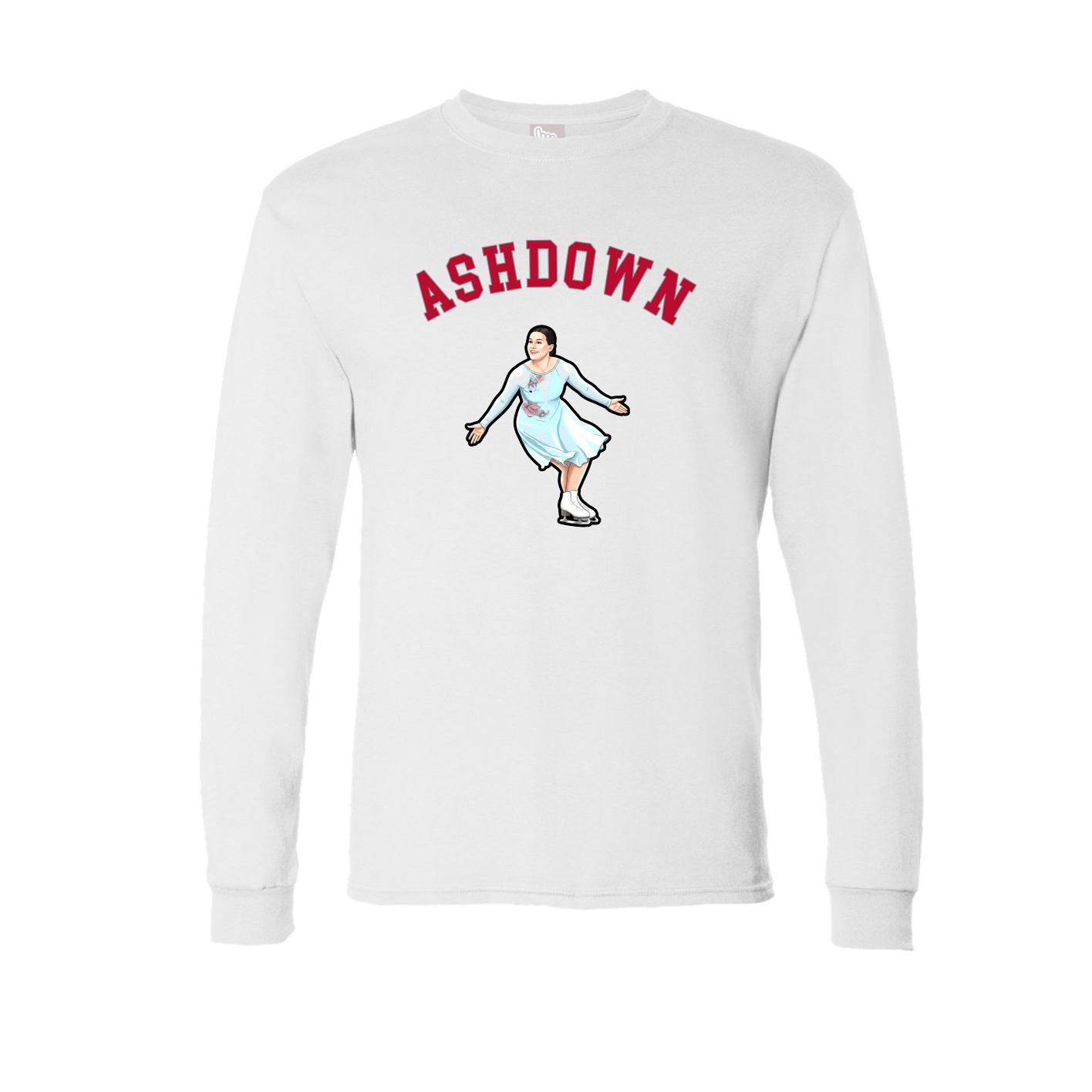 Long Sleeve Tee — Shirsey Arch in White
