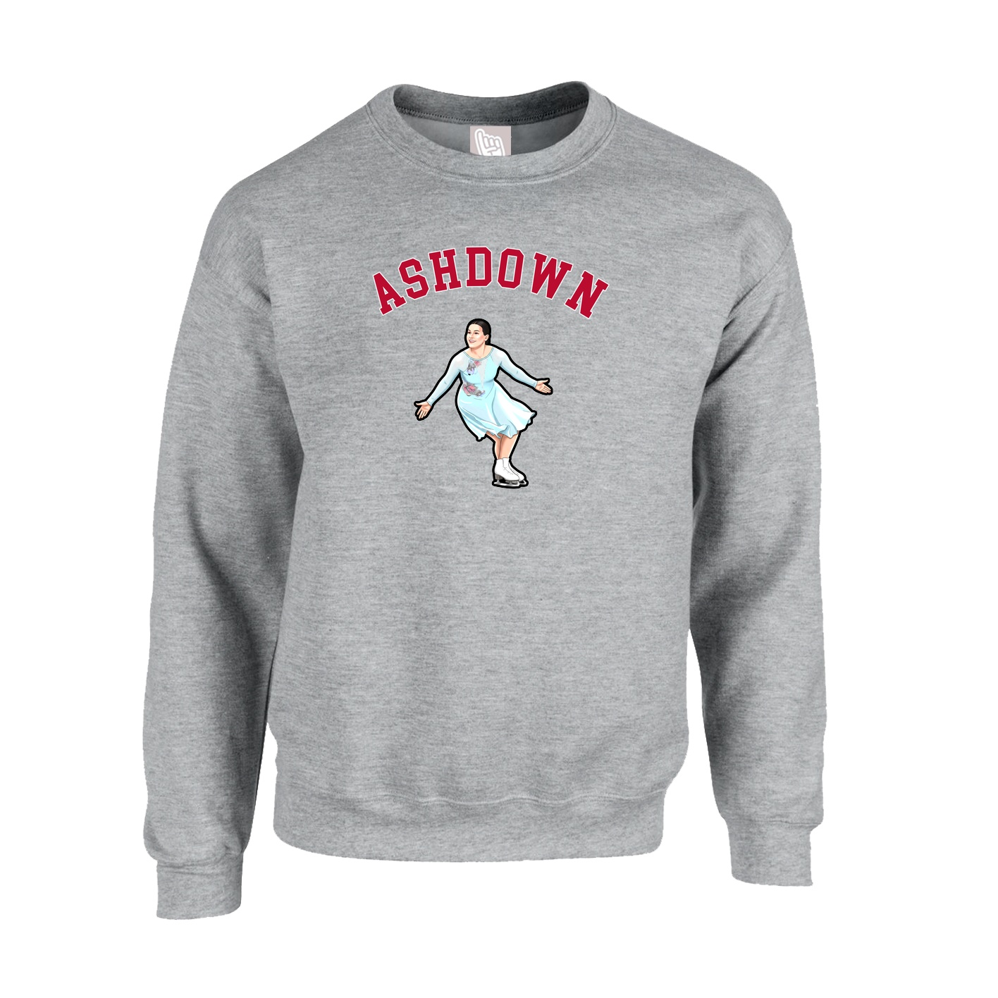 Fleece Crew — Shirsey Arch in Grey