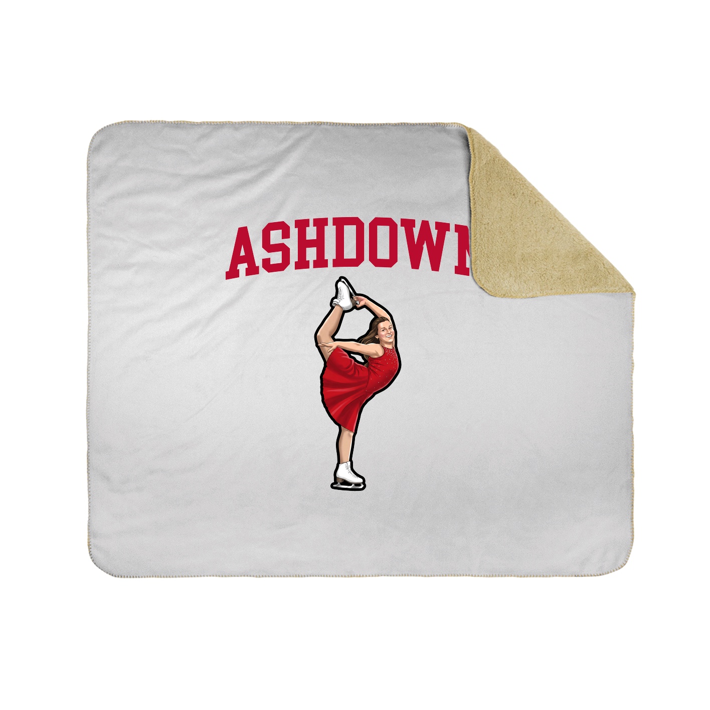 Throw Blanket — Shirsey in White