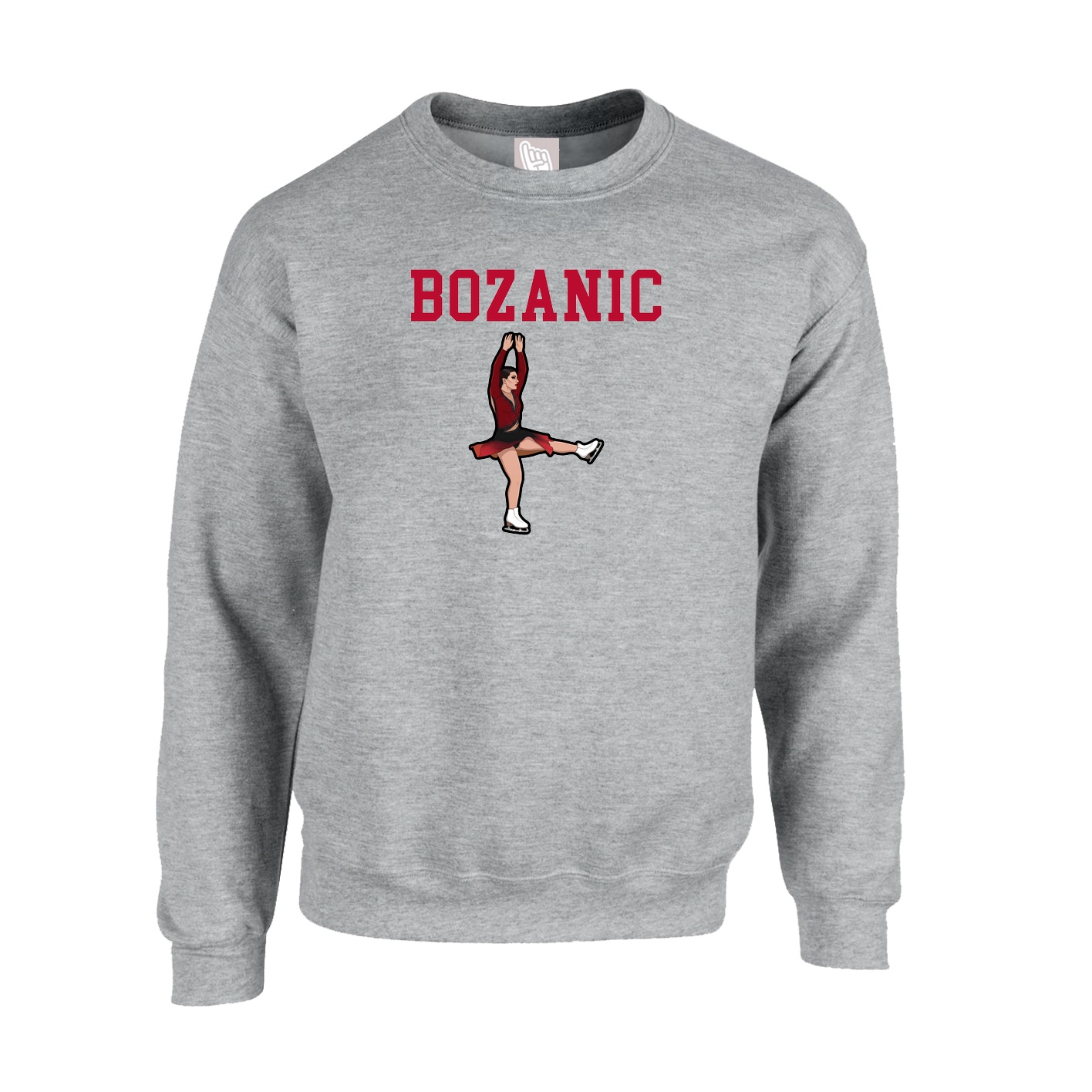 Fleece Crew — Shirsey in Grey