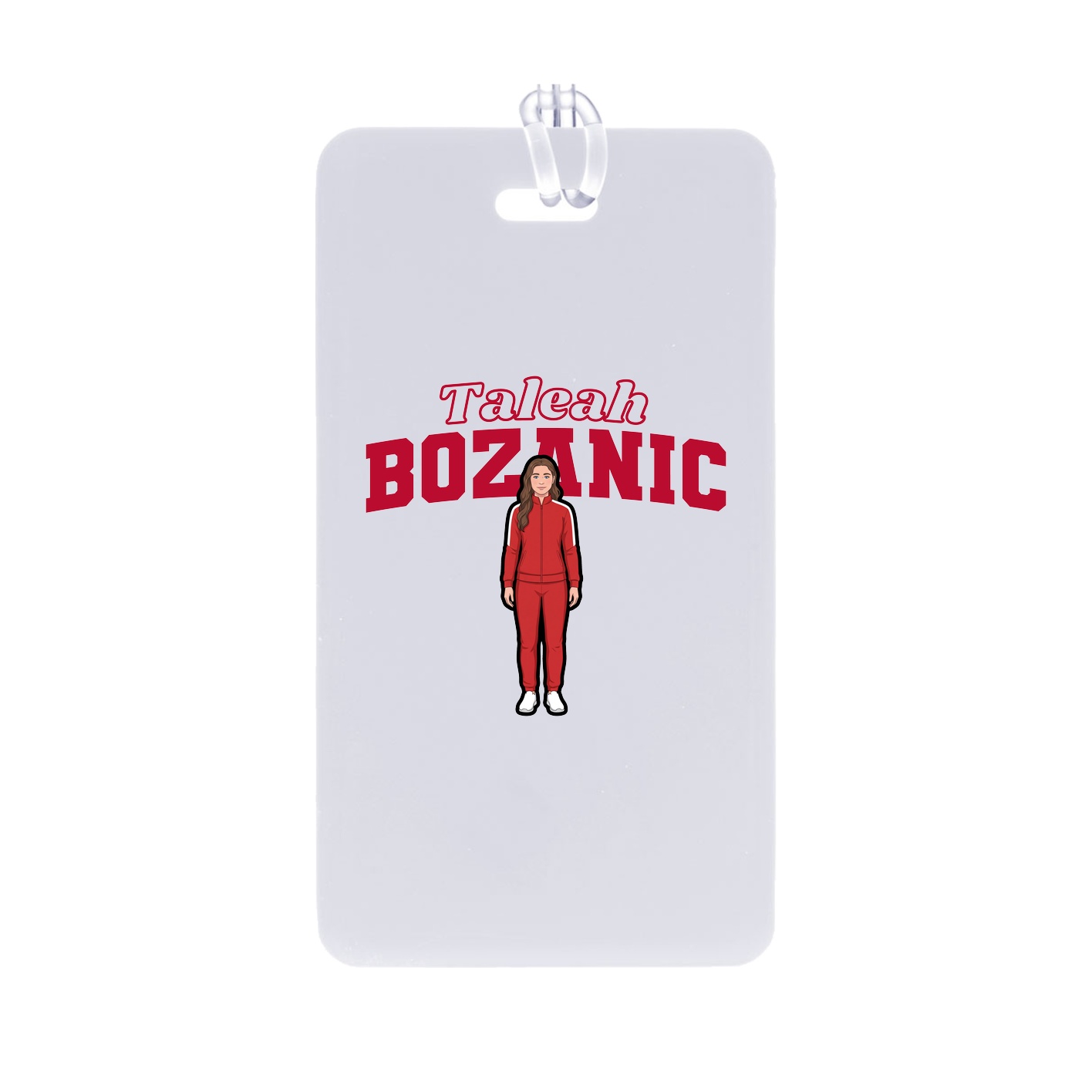 Bag Tag — Name Arch in Classic