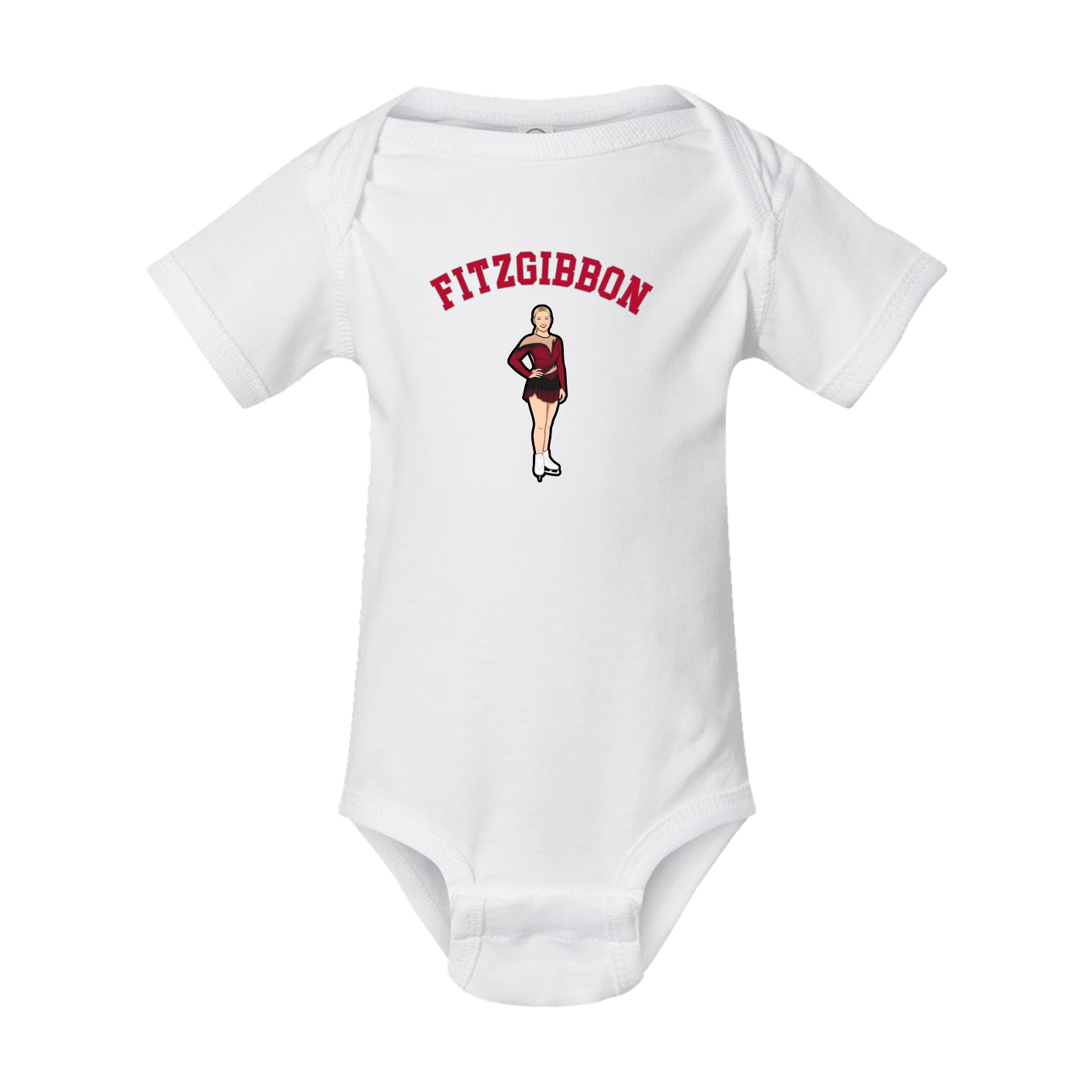 Baby Onesie — Shirsey Arch in White