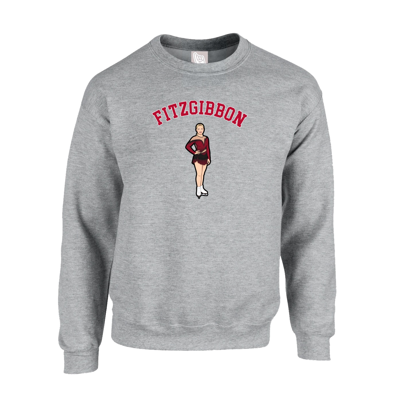 Fleece Crew — Shirsey Arch in Grey