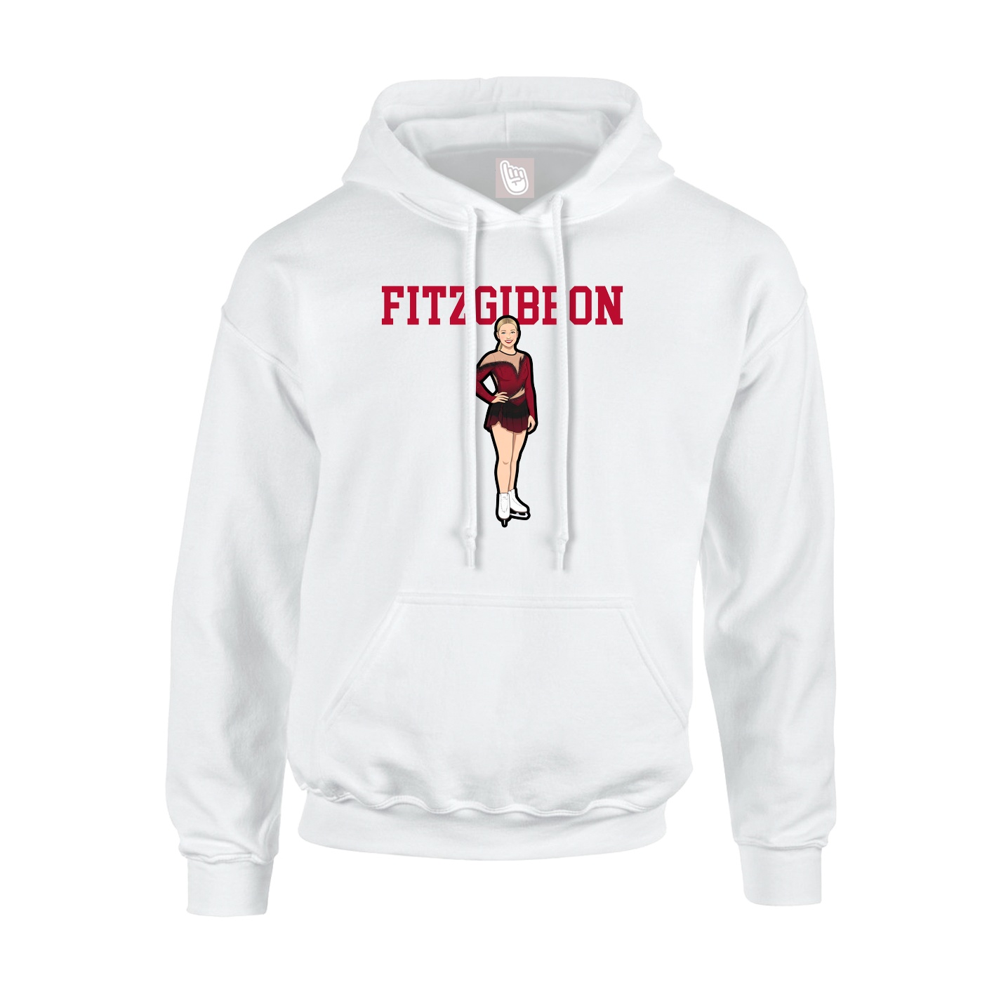 Hoodie — Shirsey in White