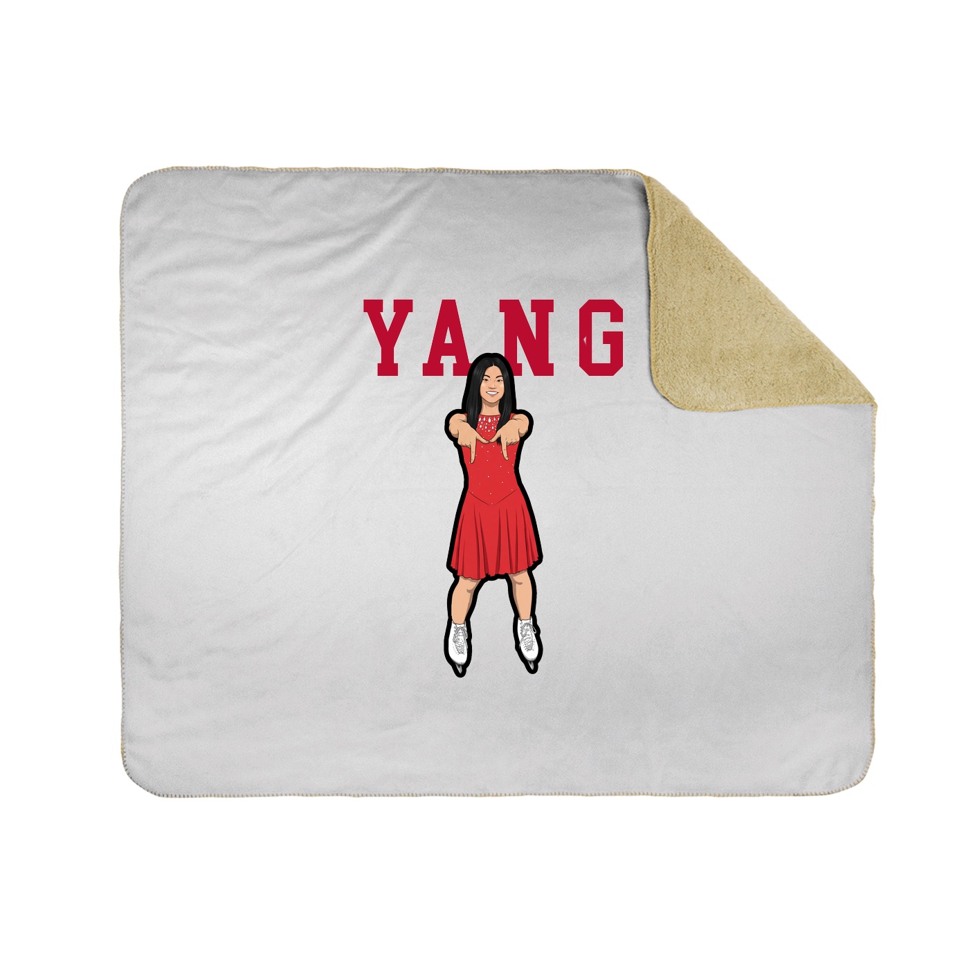 Throw Blanket — Shirsey in White