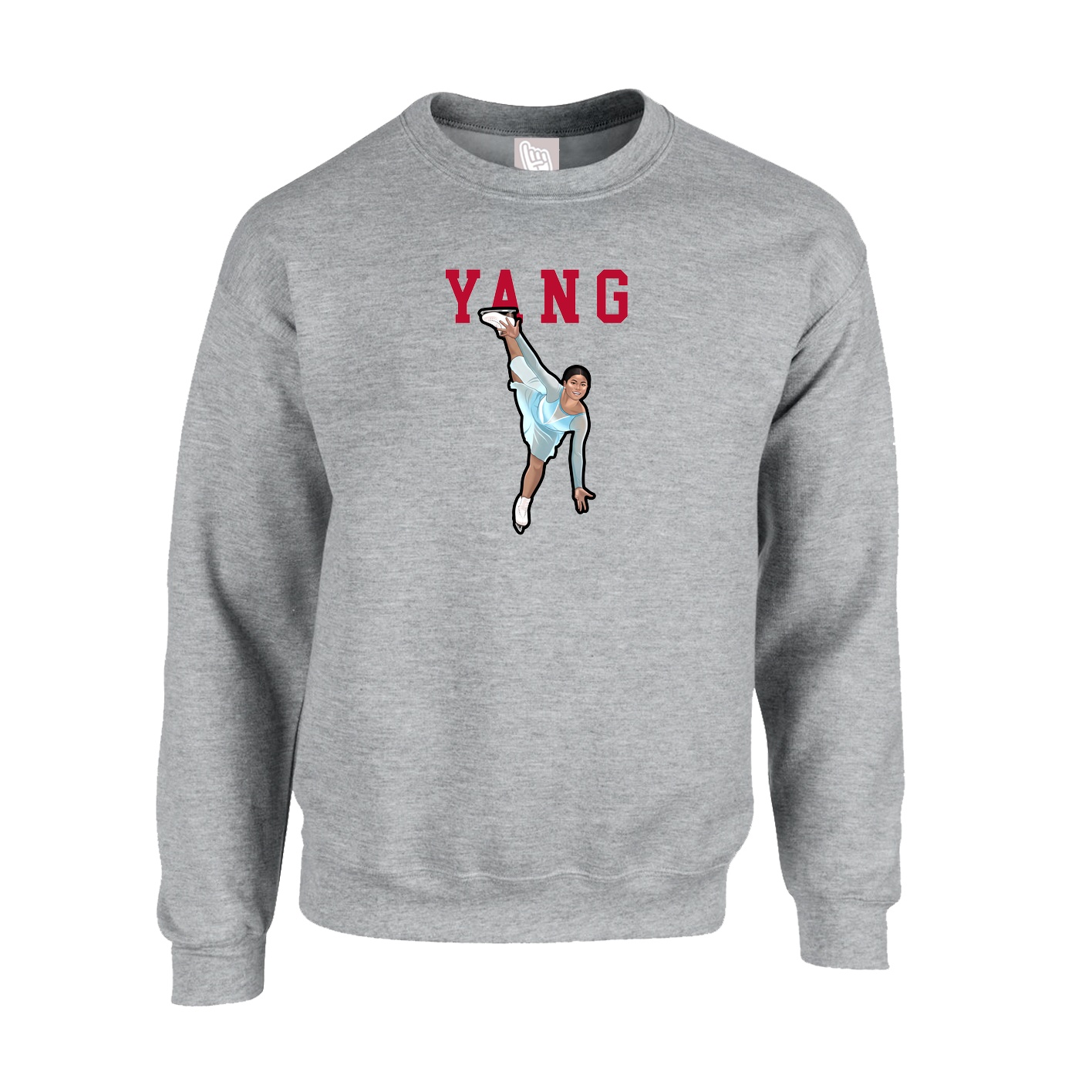 Fleece Crew — Shirsey in Grey