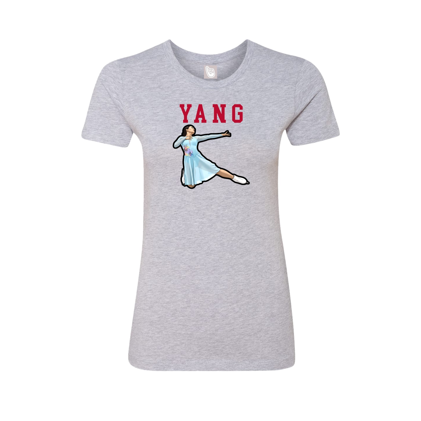 Fitted Women's Tee — Shirsey in Grey