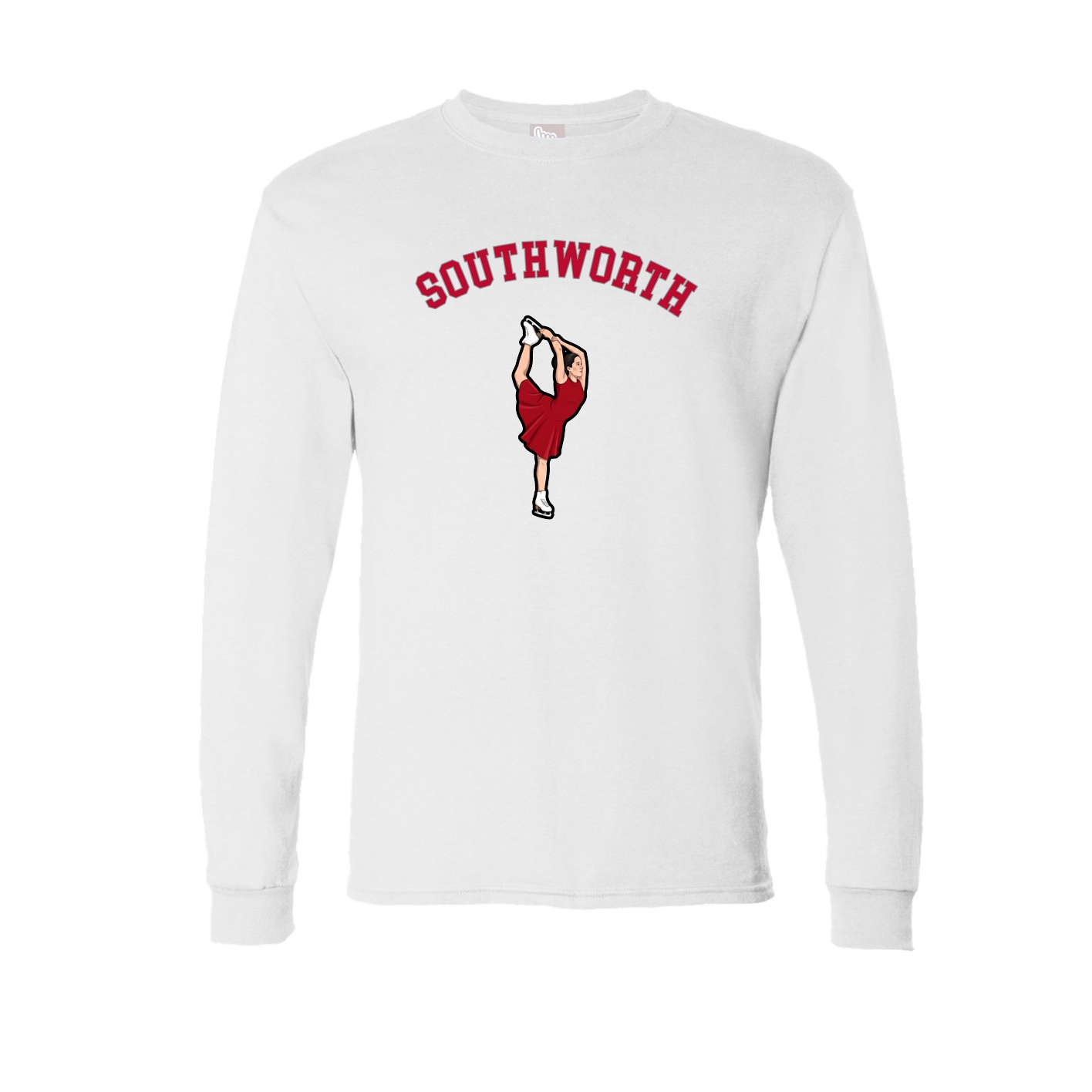 Long Sleeve Tee — Shirsey Arch in White