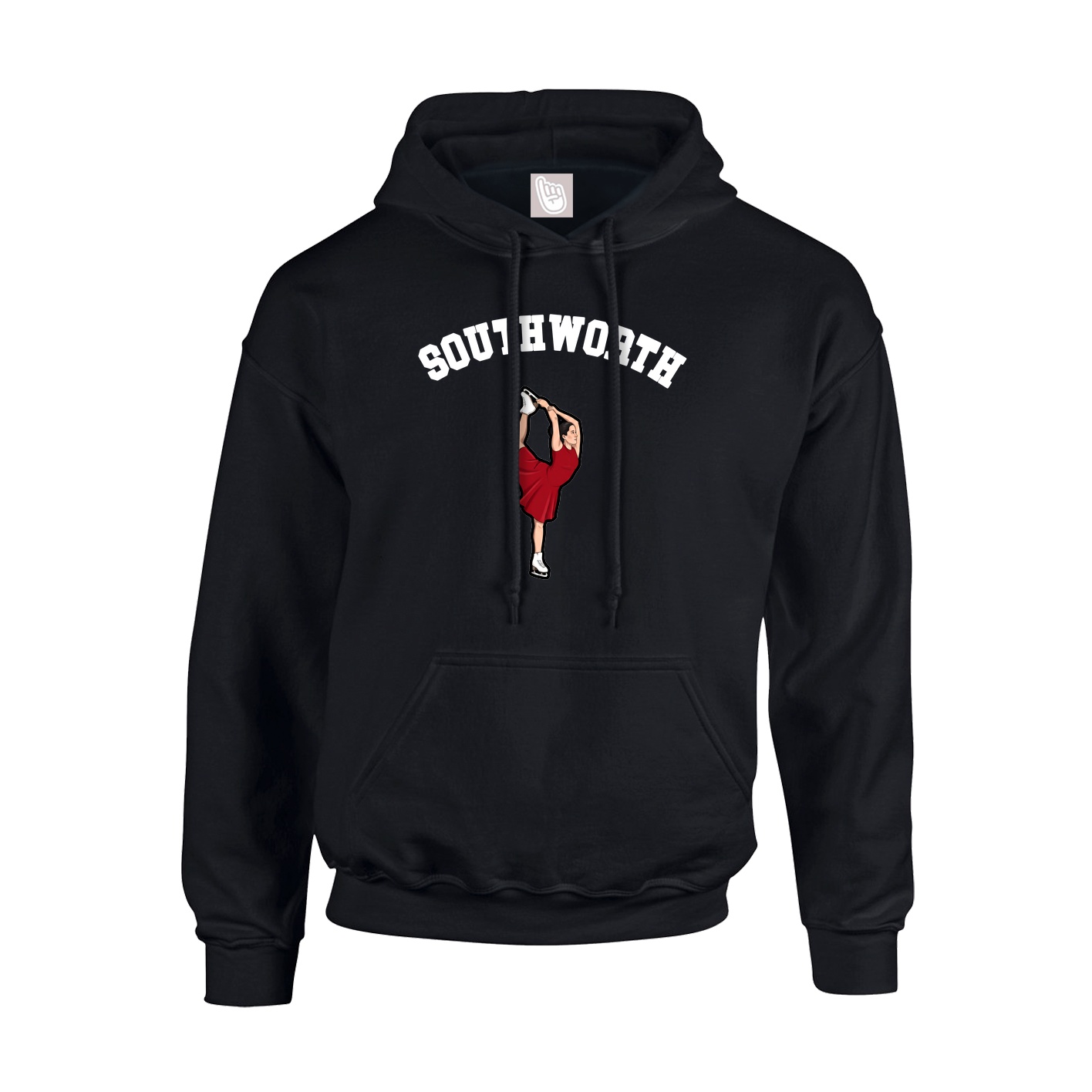 Youth Hoodie — Shirsey Arch in Black