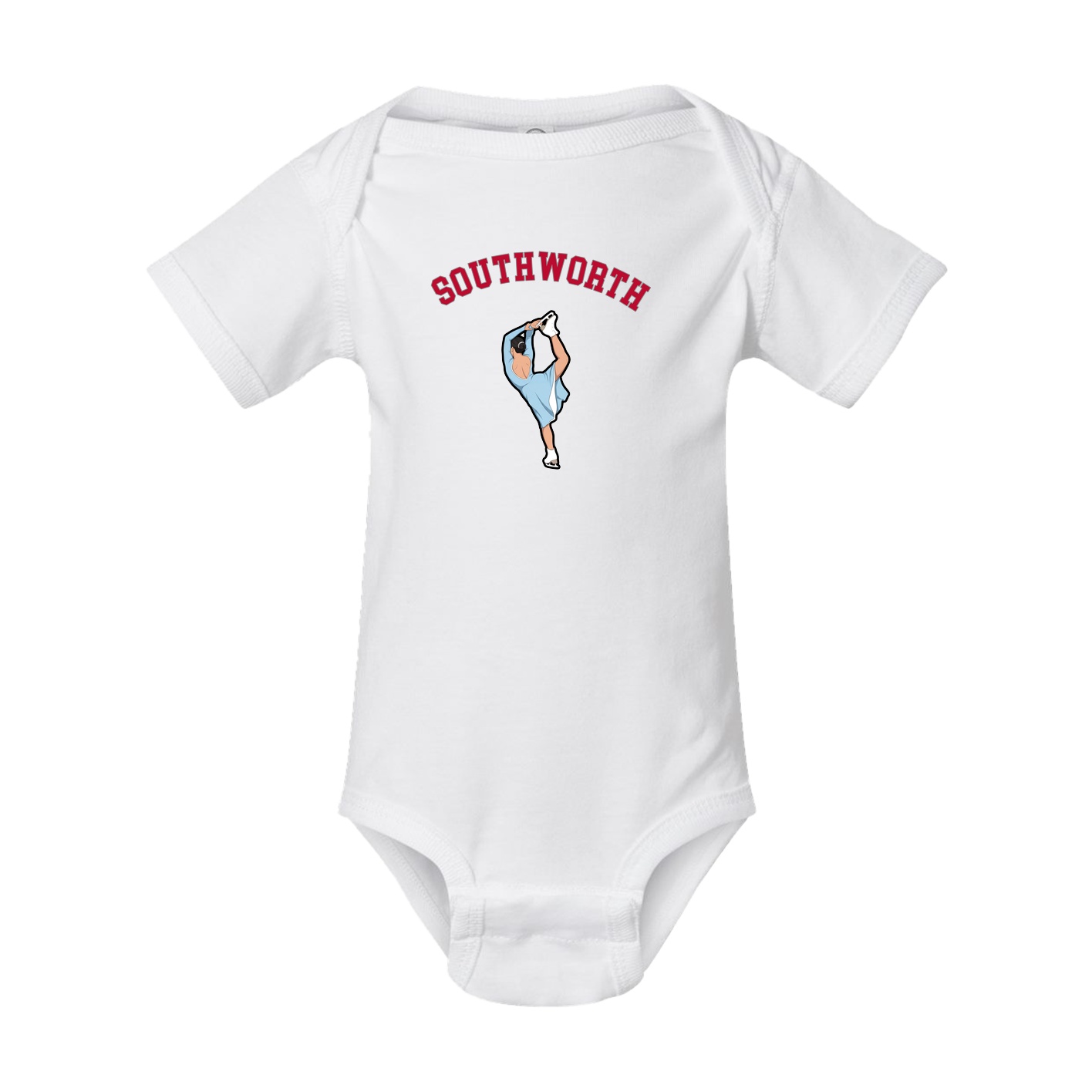 Baby Onesie — Shirsey Arch in White