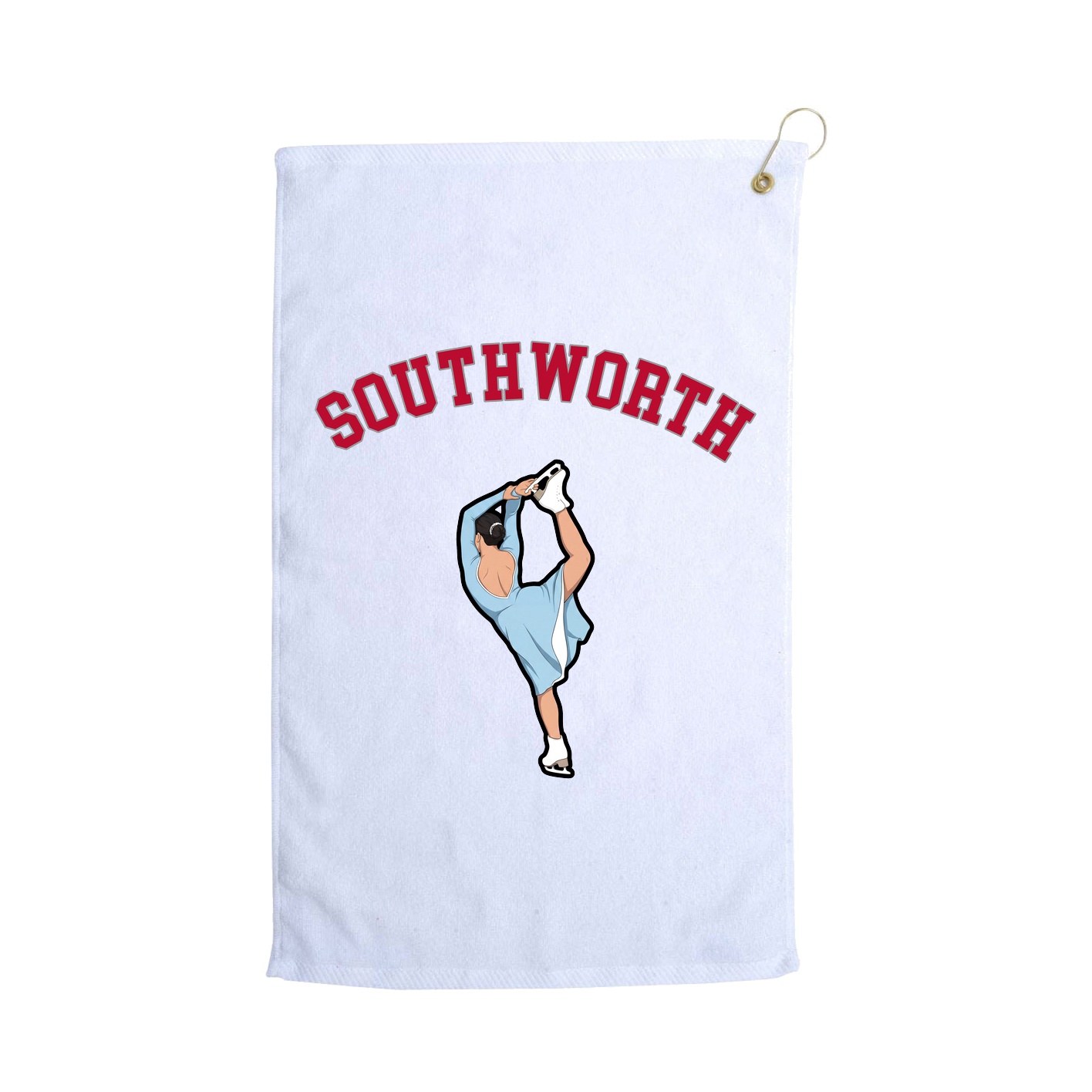Golf Towel — Shirsey Arch in White