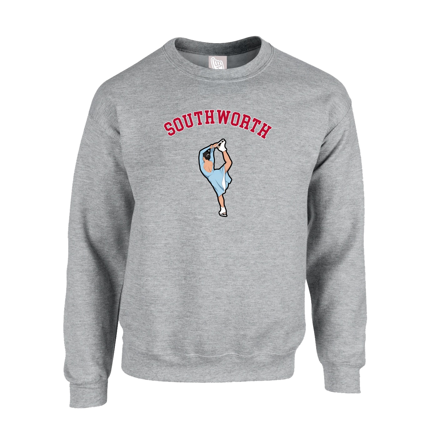 Fleece Crew — Shirsey Arch in Grey