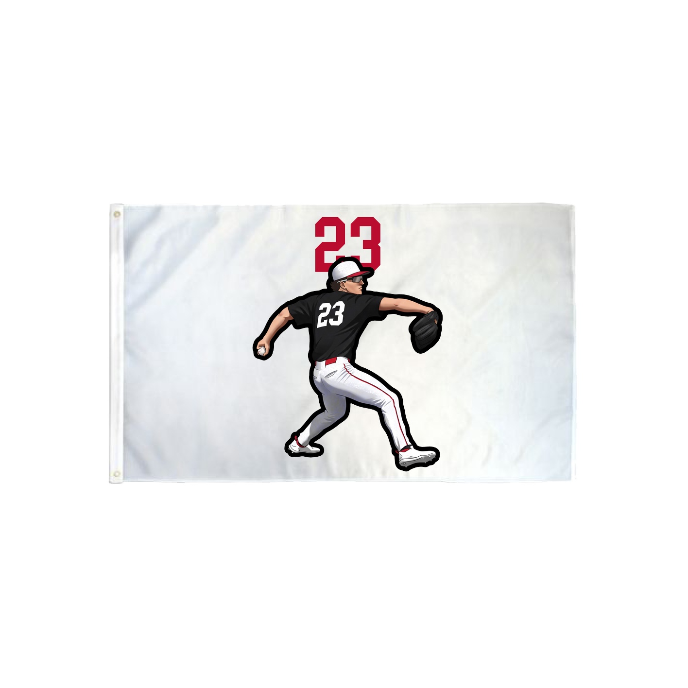 3x5 Flag — Number Top in Classic