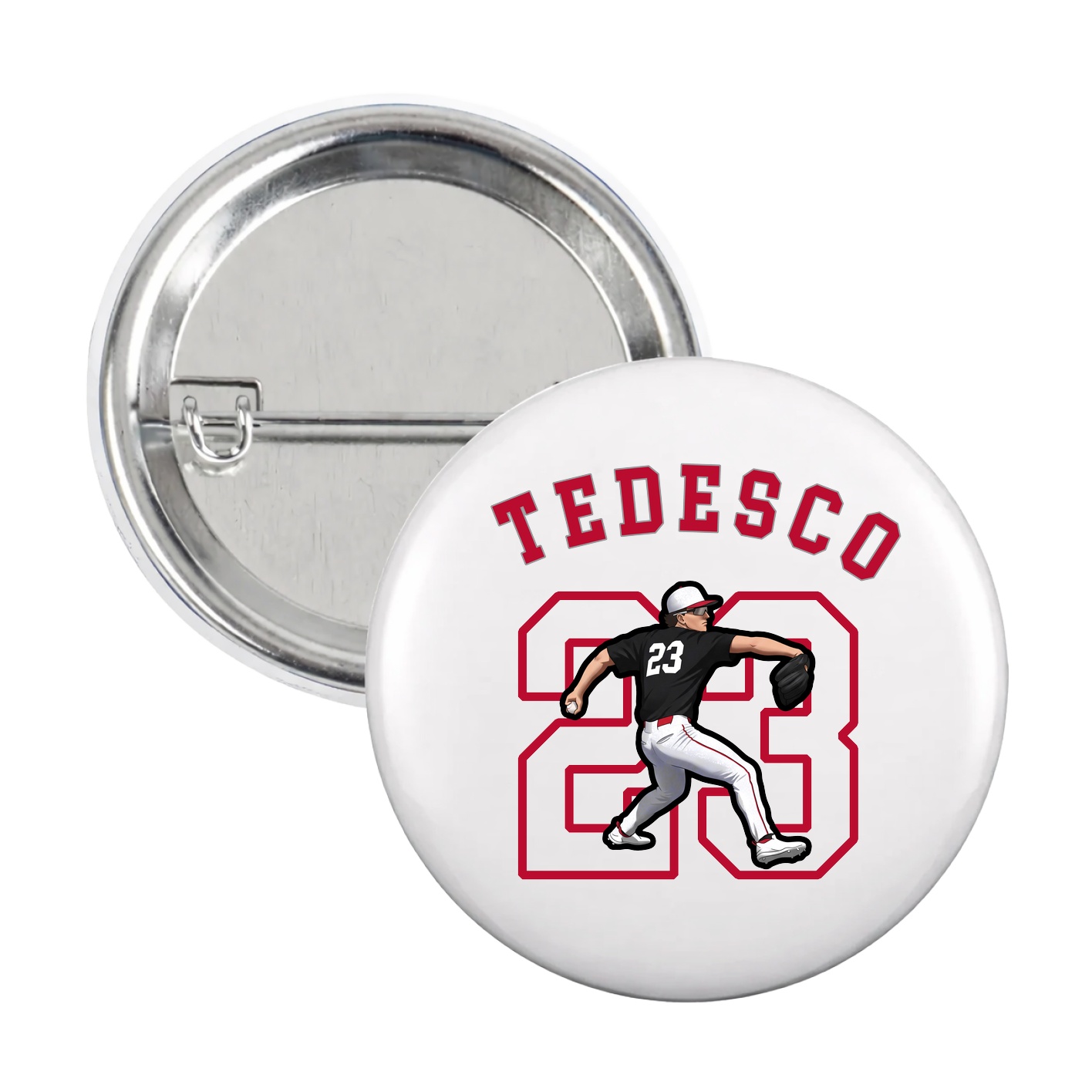 Game Day Button — Shirsey Arch in White