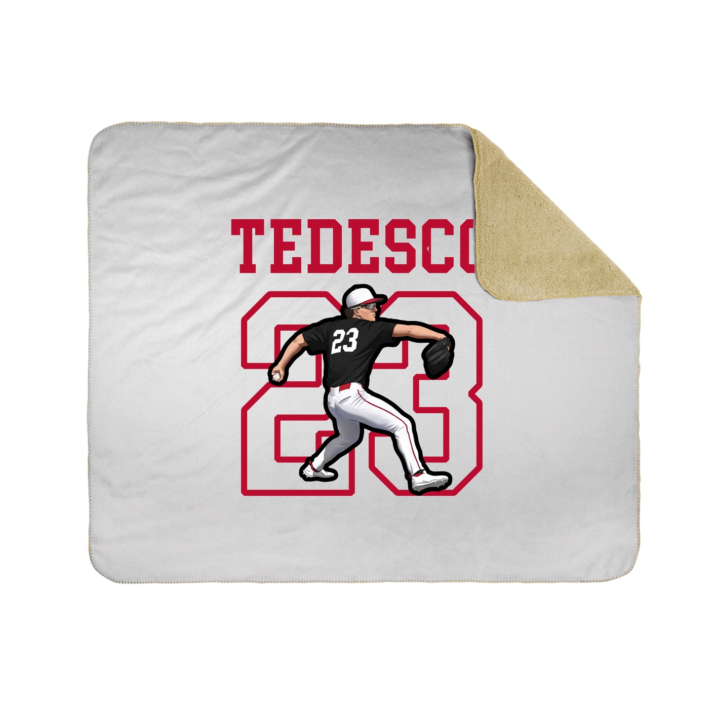 Throw Blanket — Shirsey in White